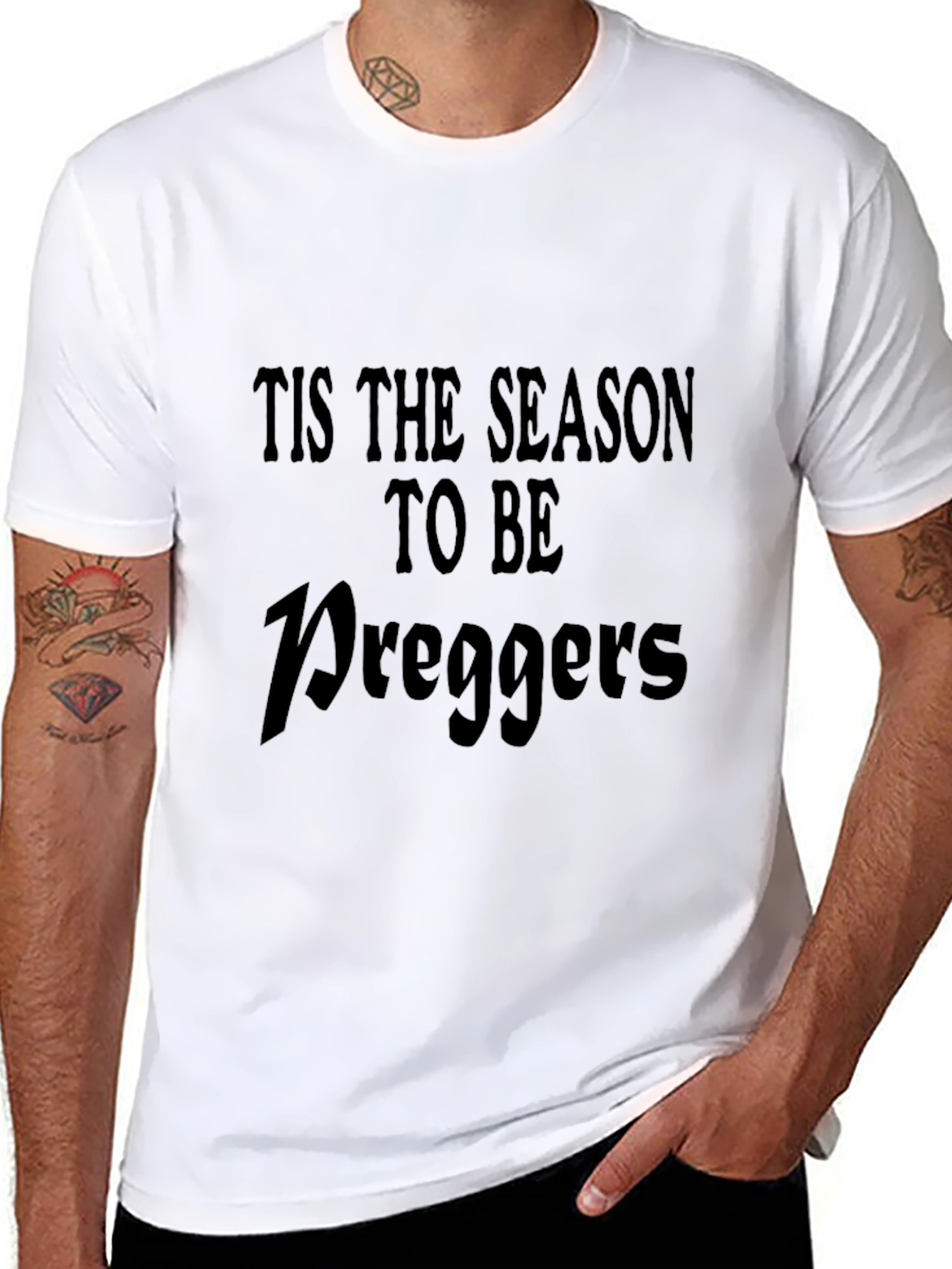 Tis The Season To Be Preggers T-Shirt