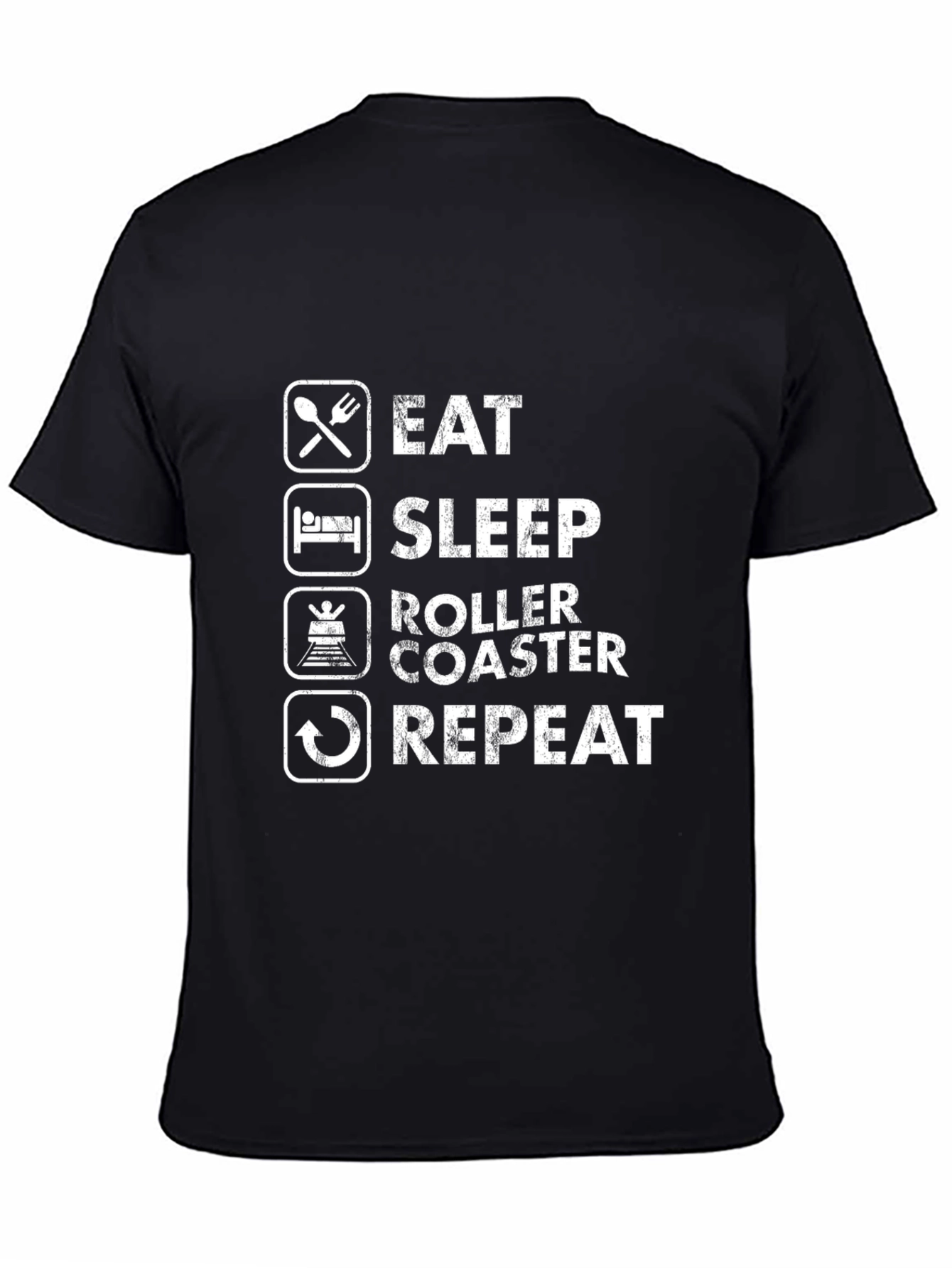 Eat Sleep Roller Coaster Repeat T-Shirt