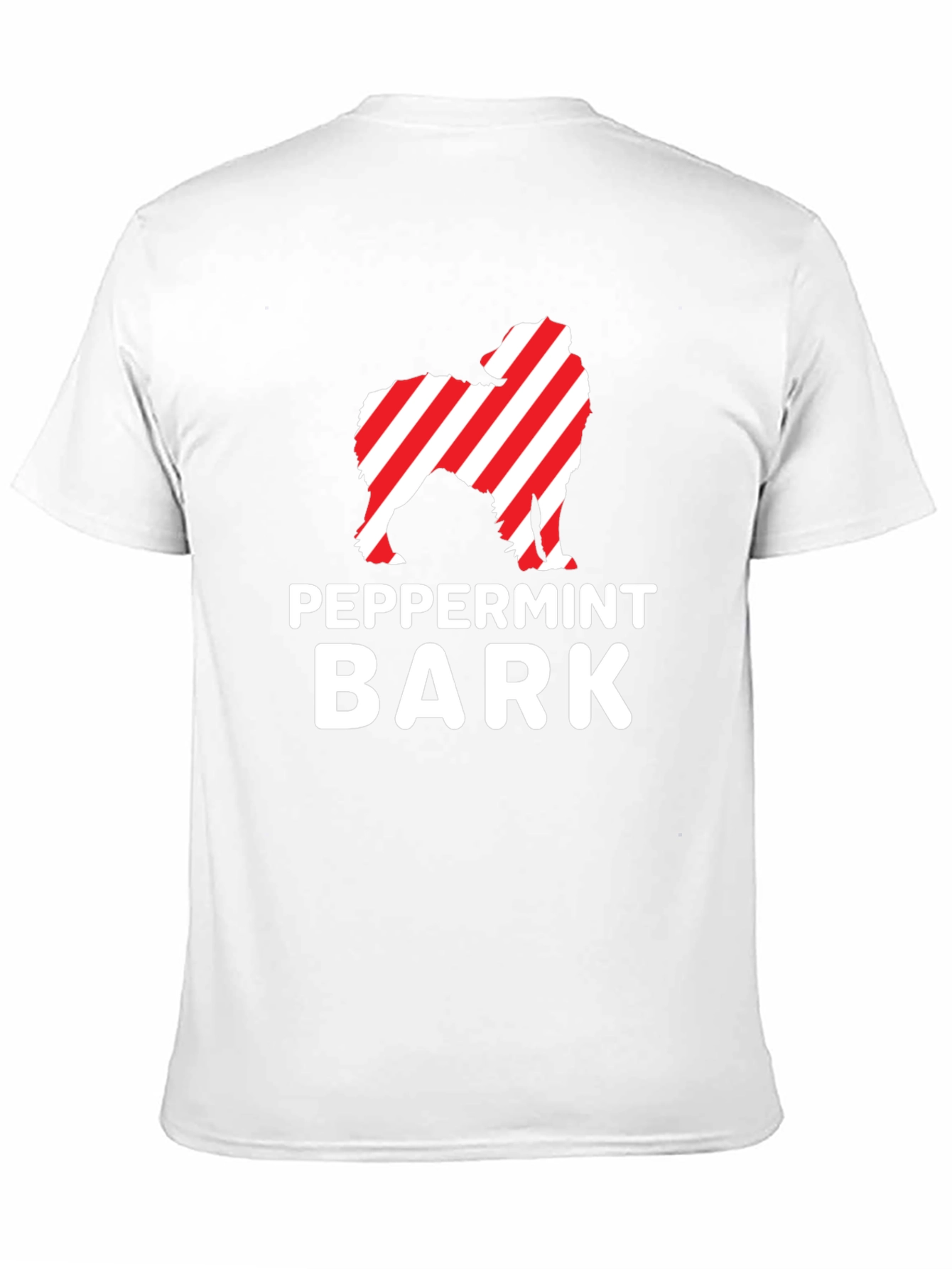 Peppermint Bark Dog T-Shirt - Holiday Style
