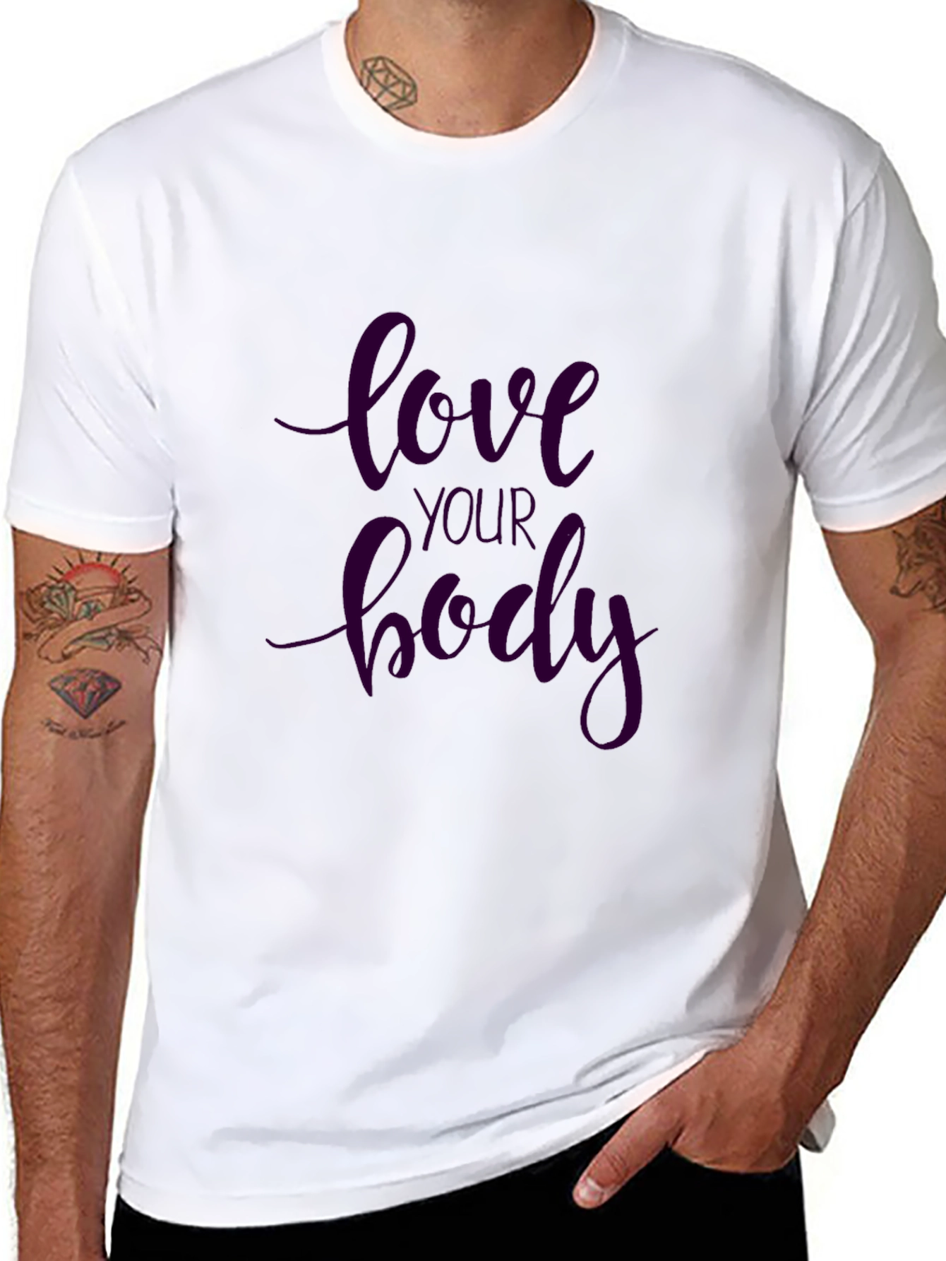Love Your Body Graphic T-Shirt