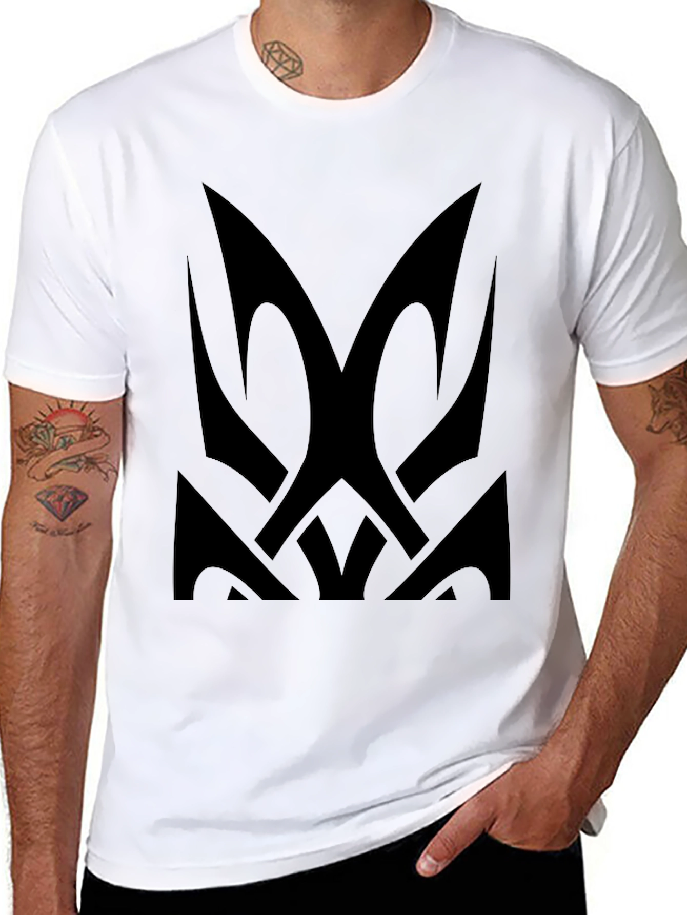 Black Ukrainian Trident T-Shirt