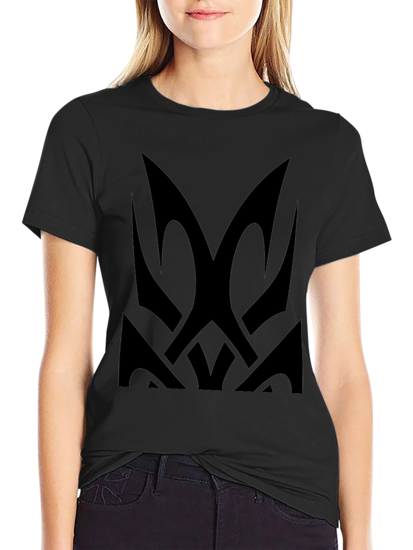 Black Ukrainian Trident T-Shirt