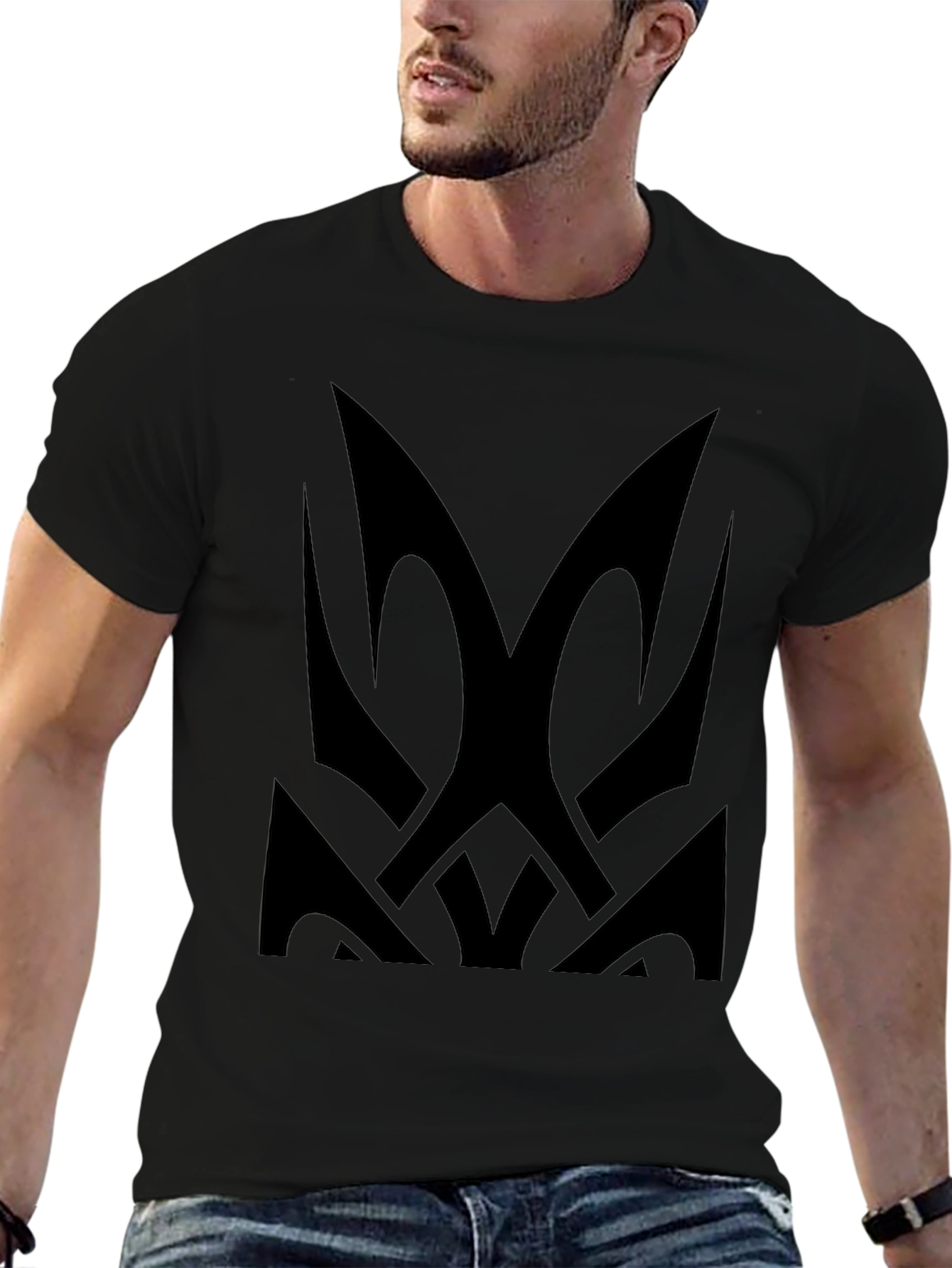 Black Ukrainian Trident T-Shirt