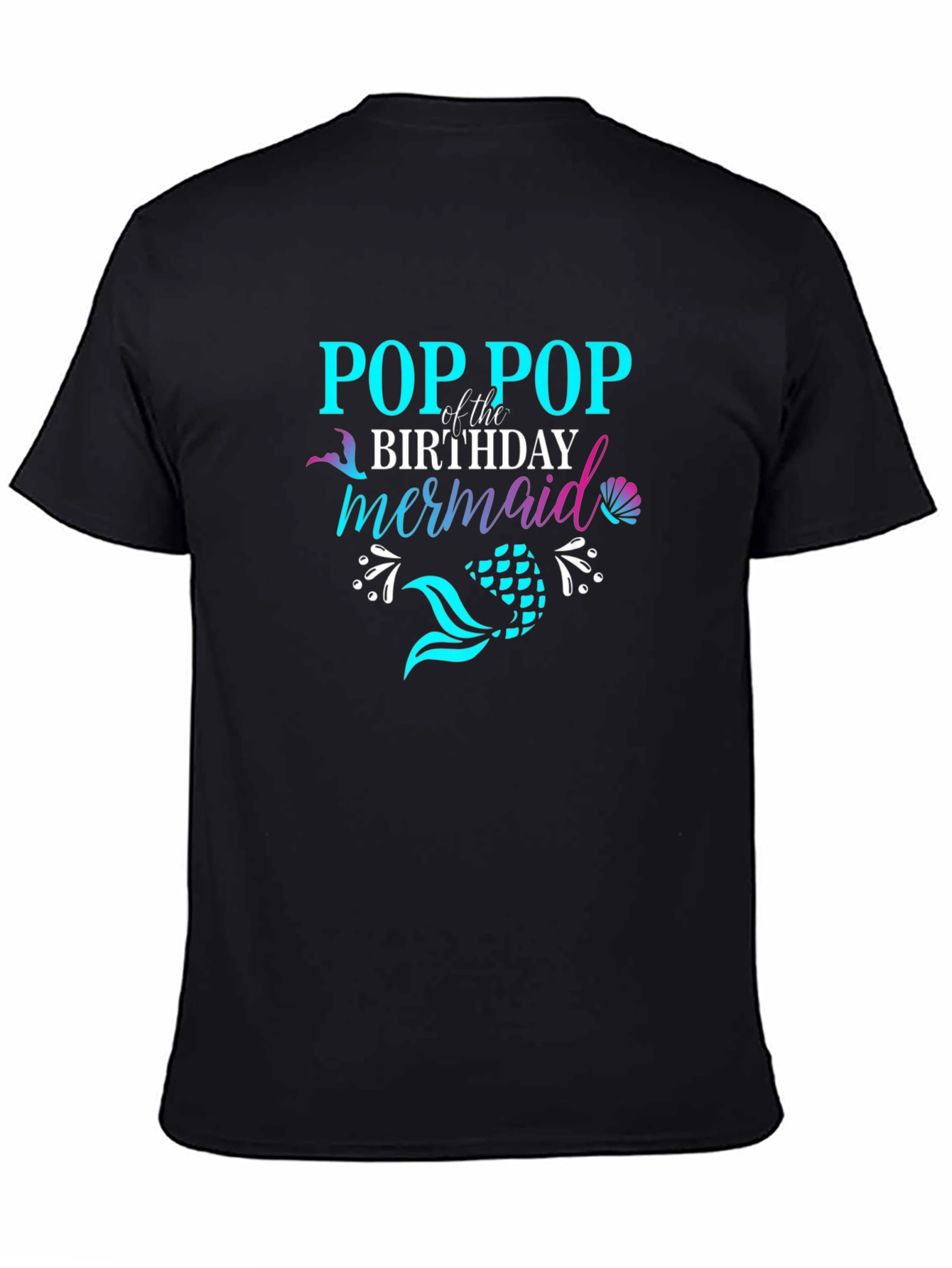 Pop Pop Birthday Mermaid T-Shirt