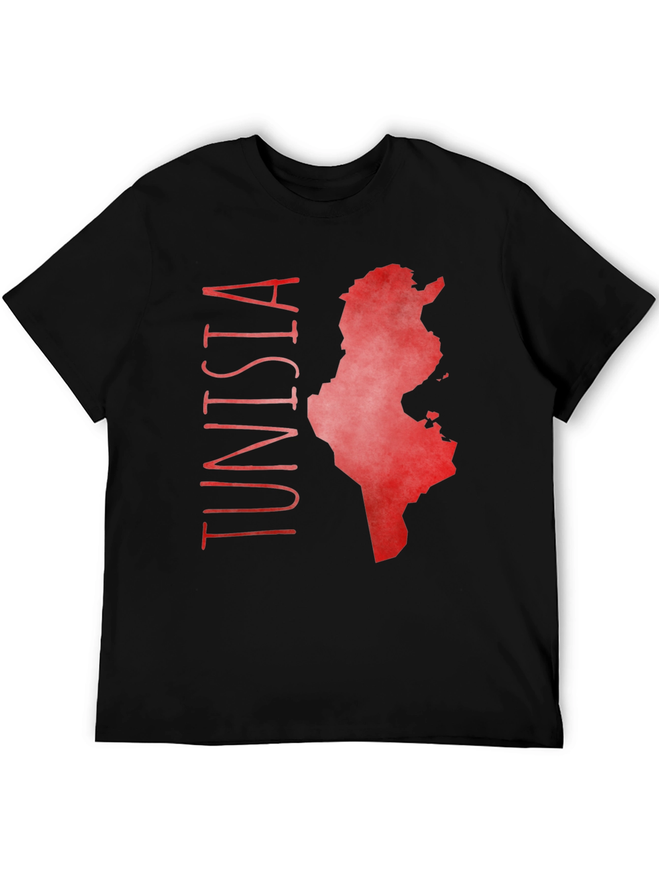 Tunisia Map Graphic T-Shirt