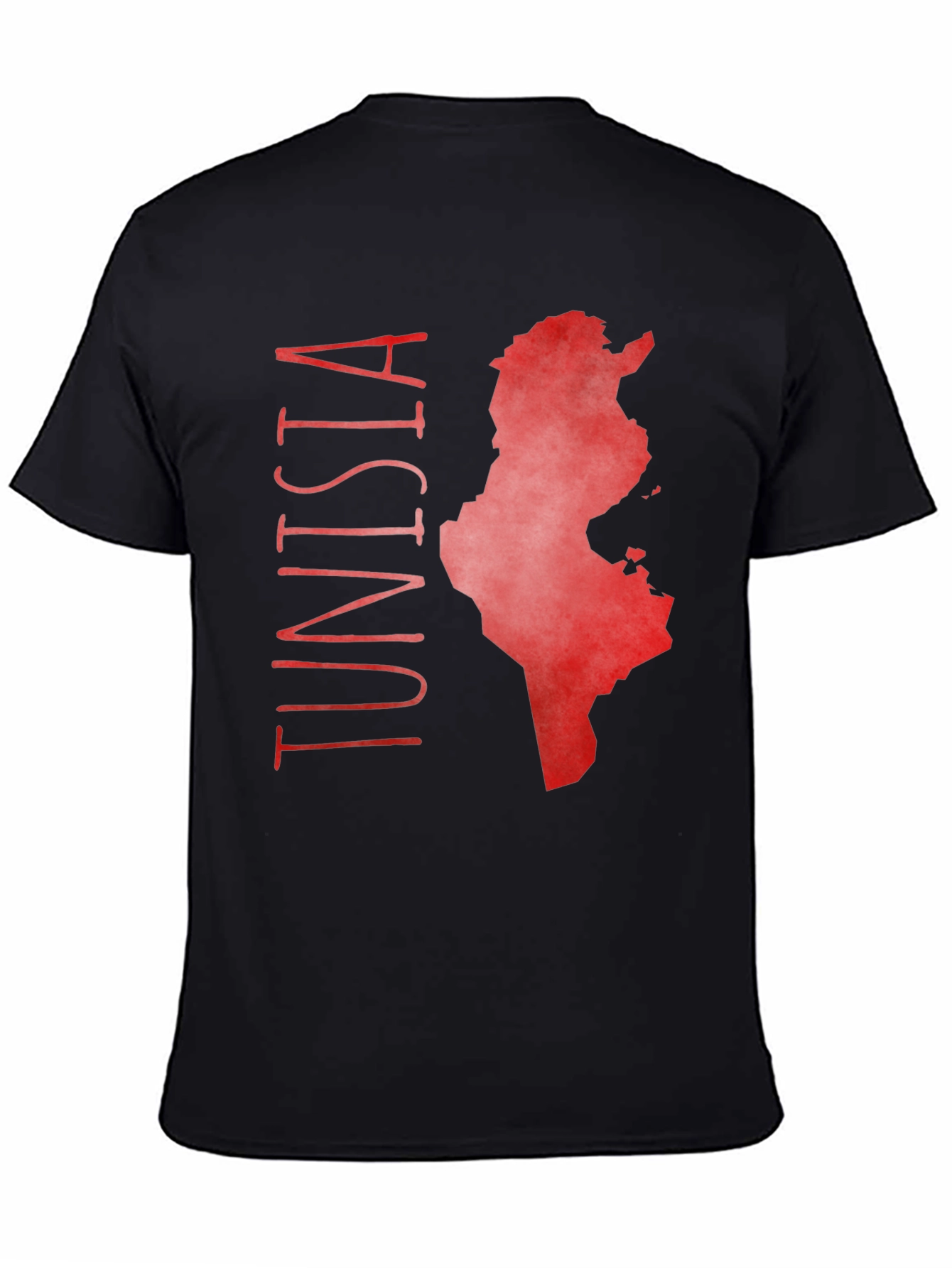 Tunisia Map Graphic T-Shirt