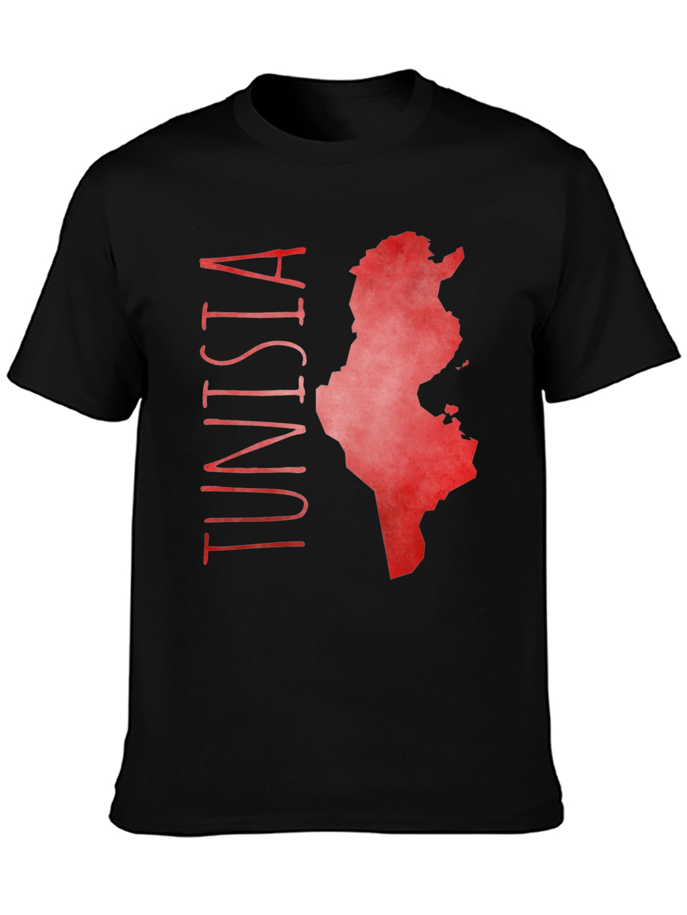 Tunisia Map Graphic T-Shirt