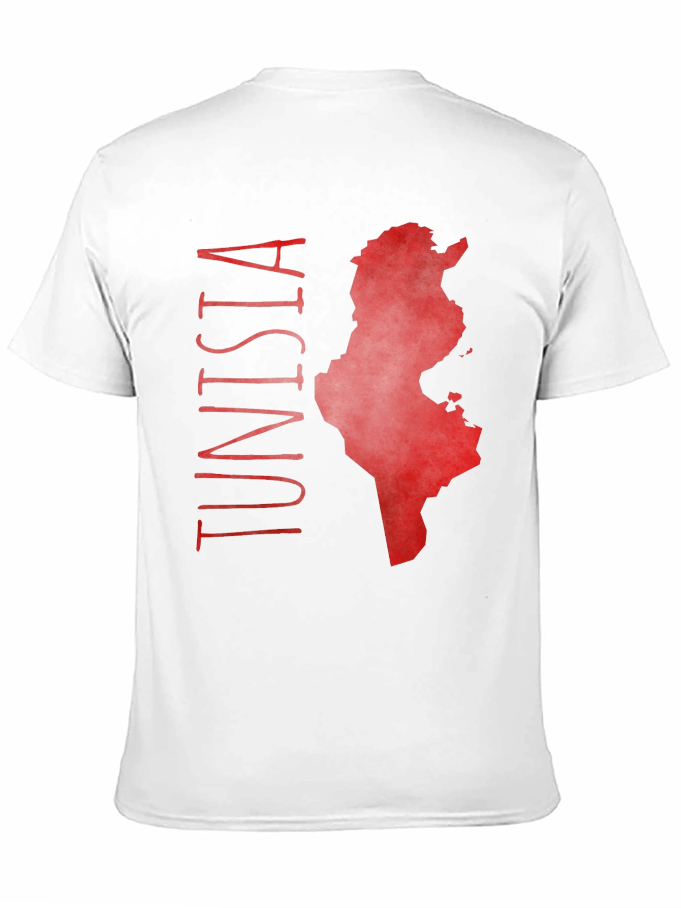 Tunisia Map Graphic T-Shirt