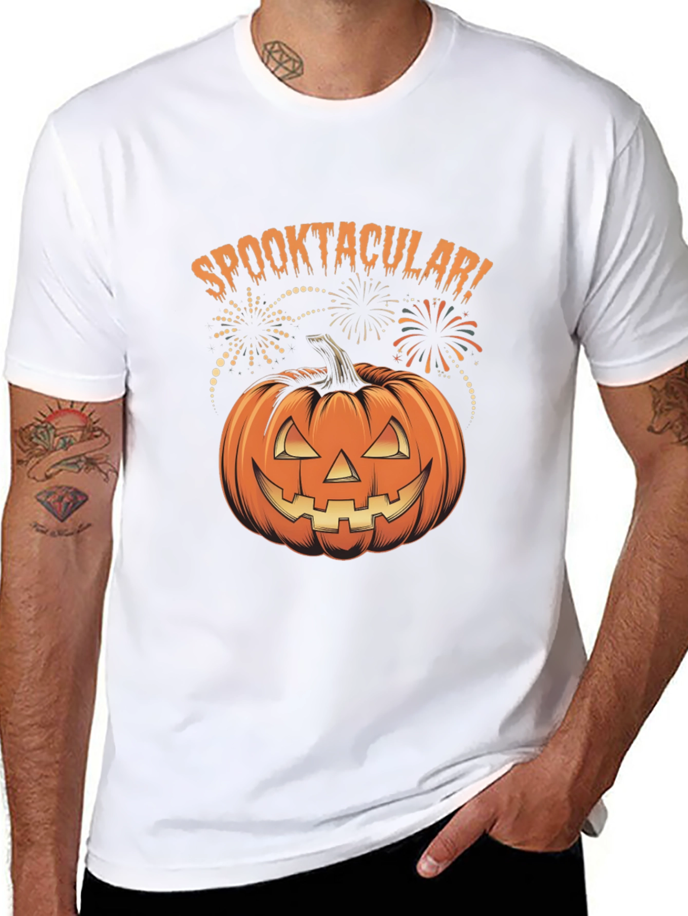 Spooktacular Pumpkin Halloween T-Shirt