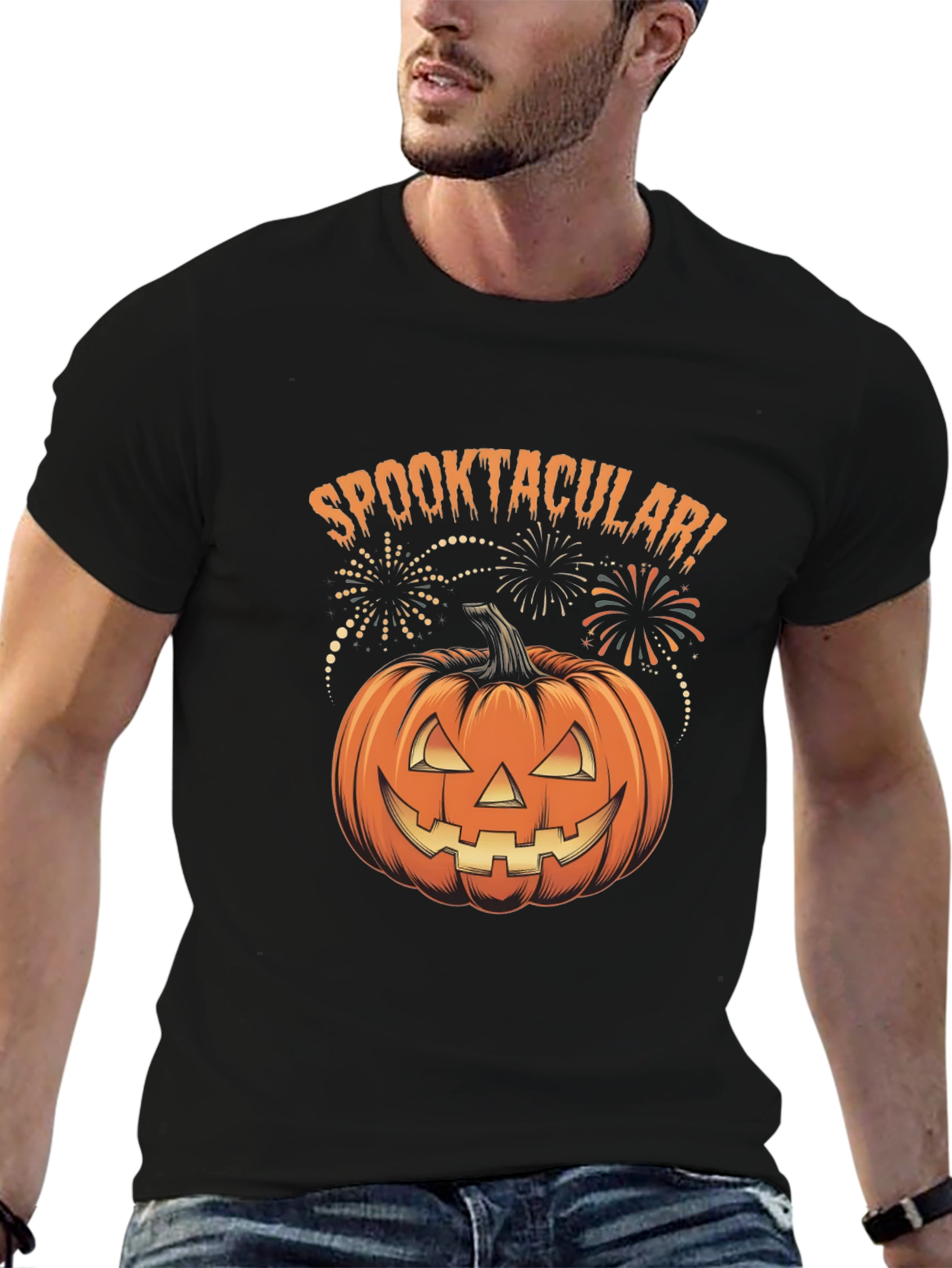 Spooktacular Pumpkin Halloween T-Shirt