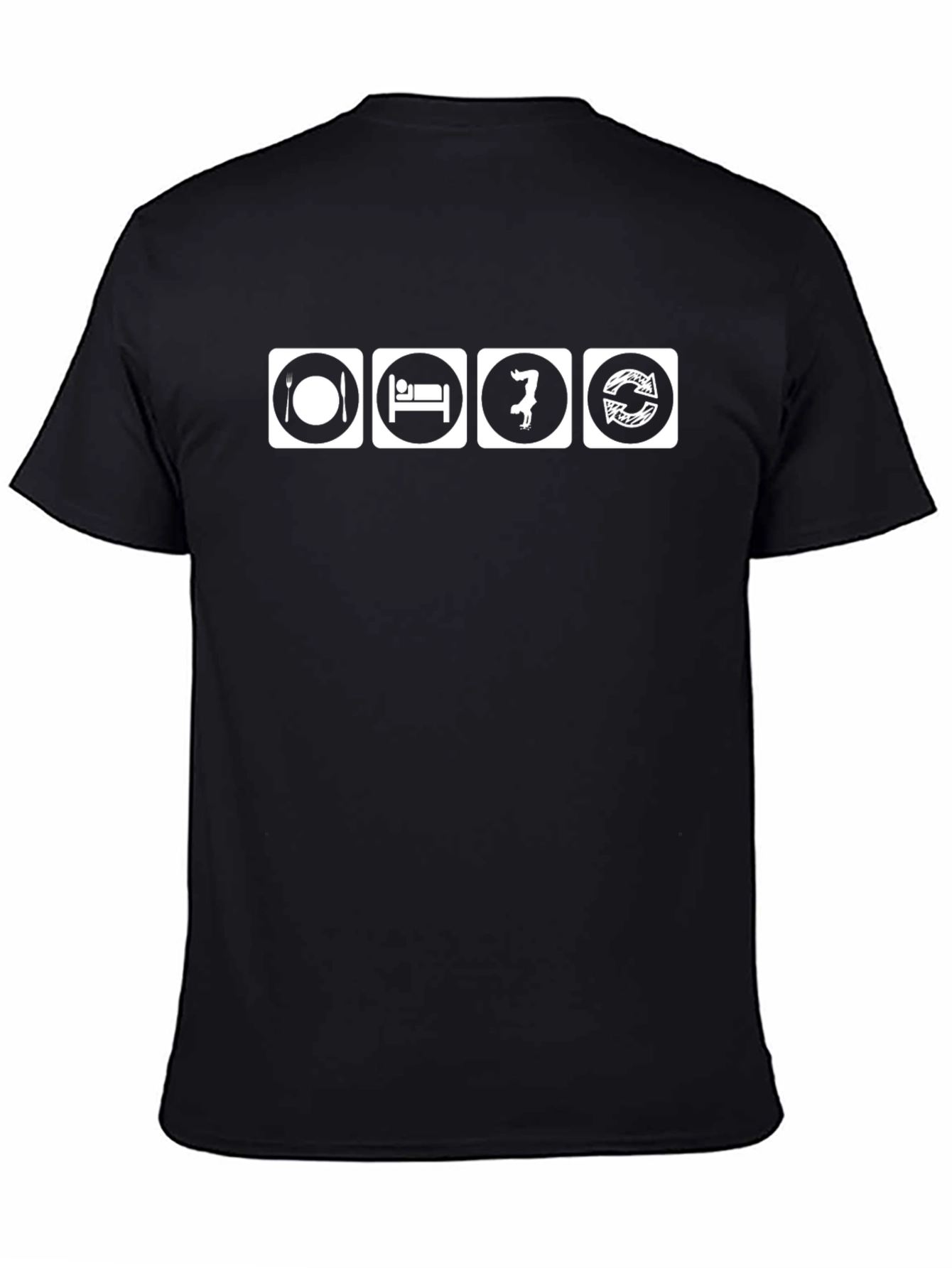 Eat Sleep Dance Repeat Black T-Shirt