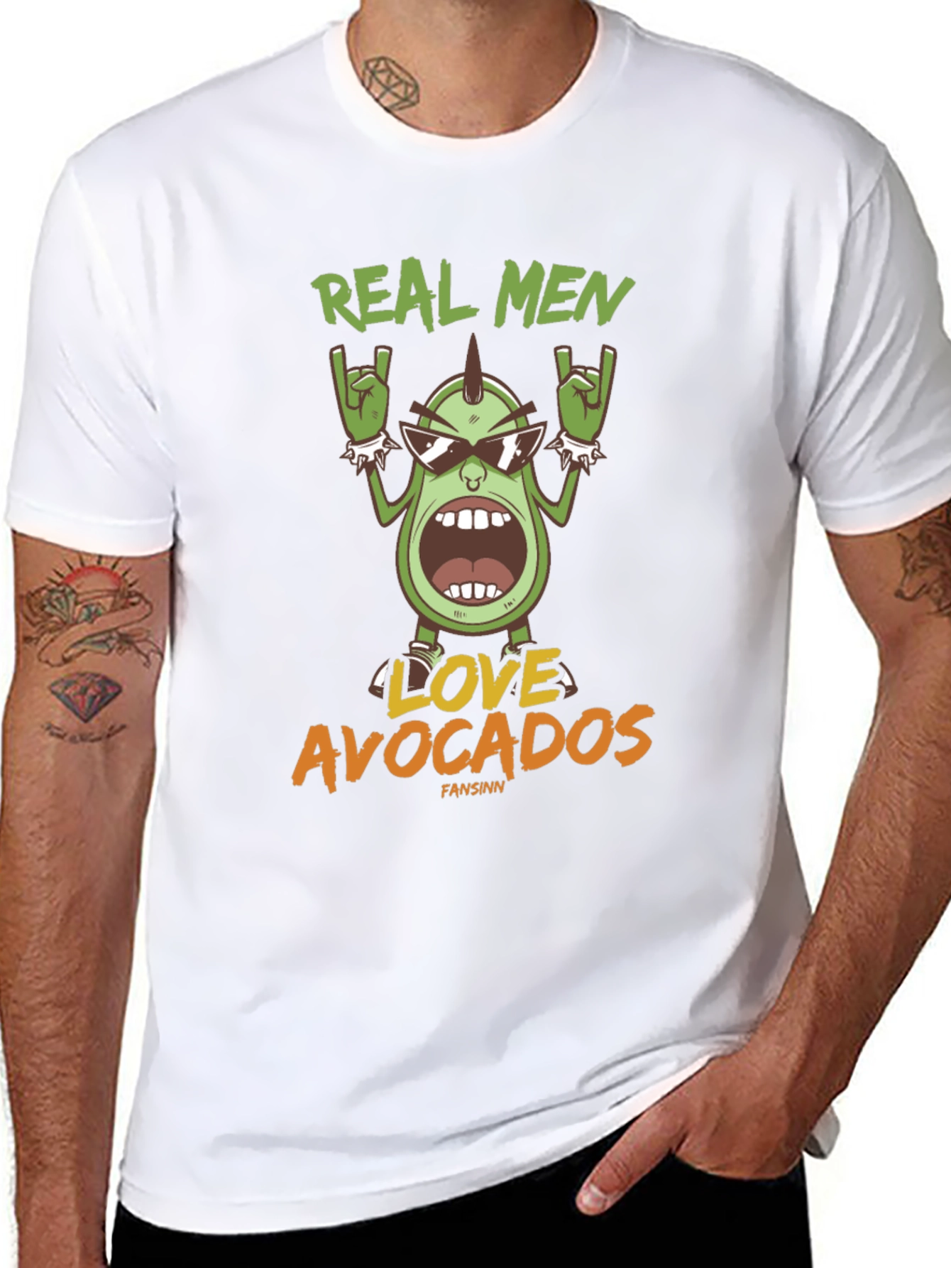 Real Men Love Avocados Graphic T-Shirt
