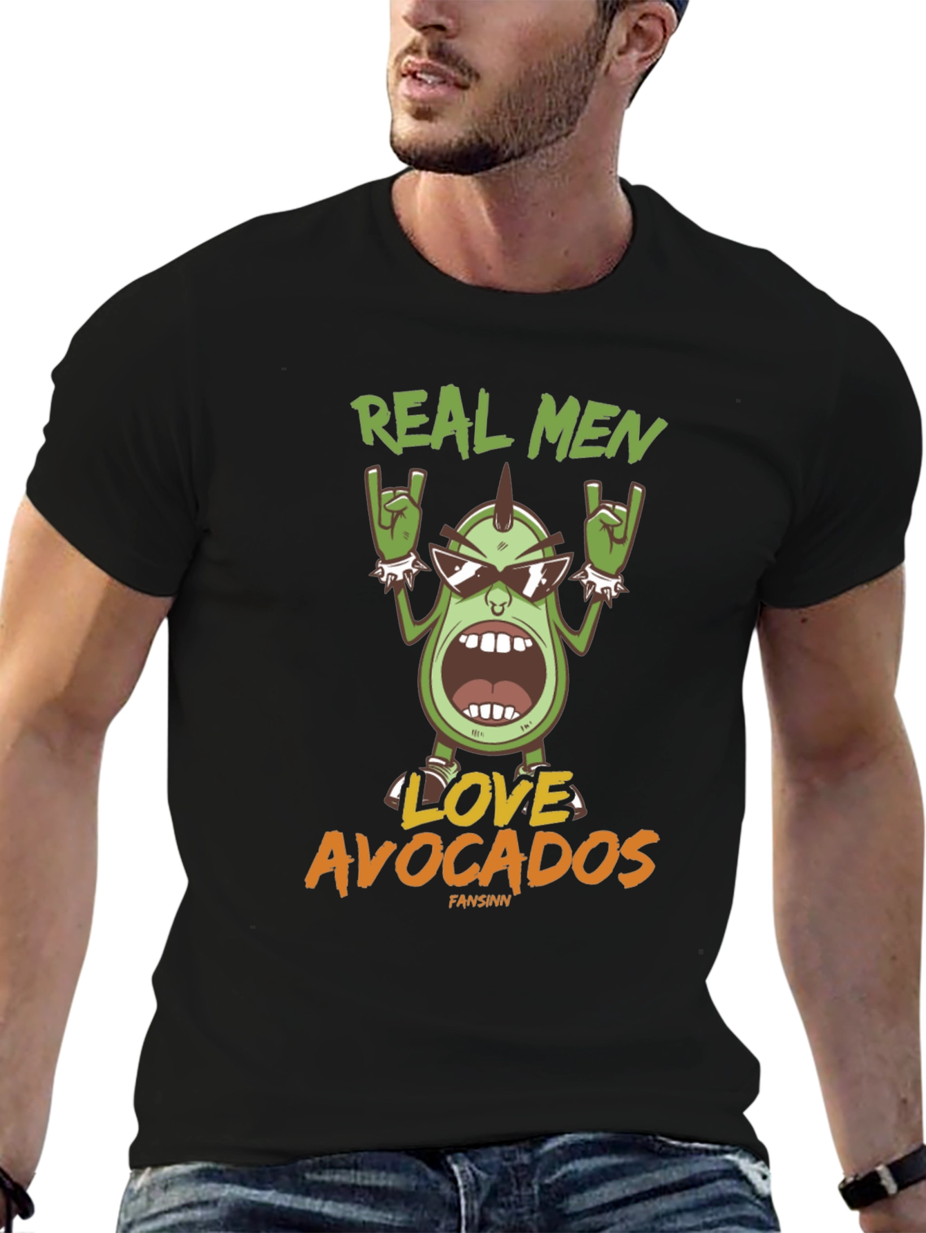 Real Men Love Avocados Graphic T-Shirt