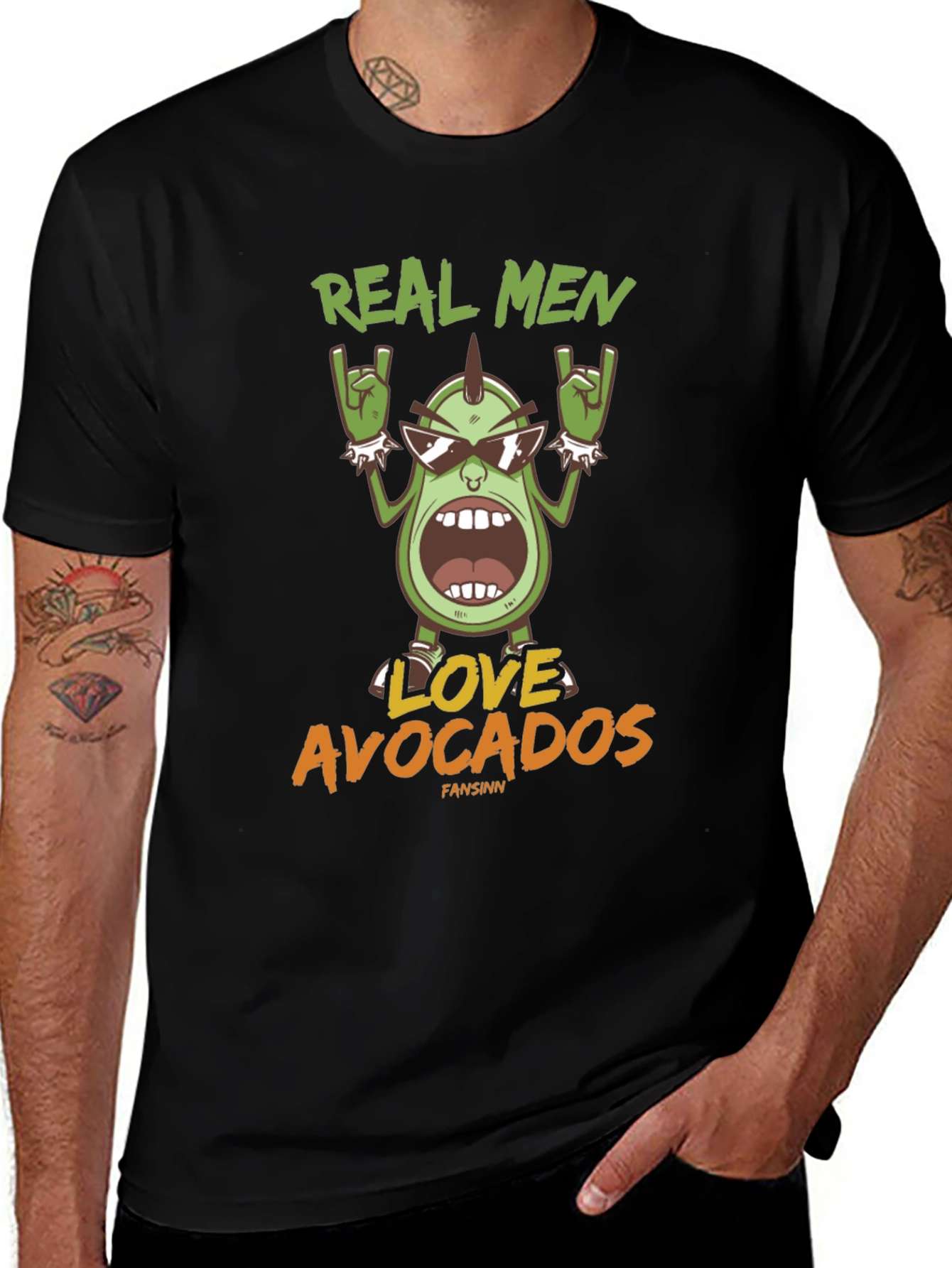 Real Men Love Avocados Graphic T-Shirt