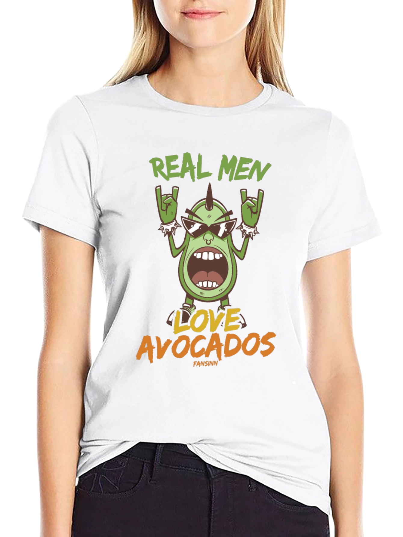 Real Men Love Avocados Graphic T-Shirt