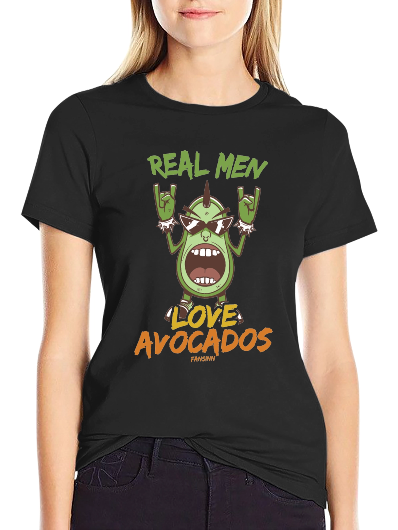 Real Men Love Avocados Graphic T-Shirt