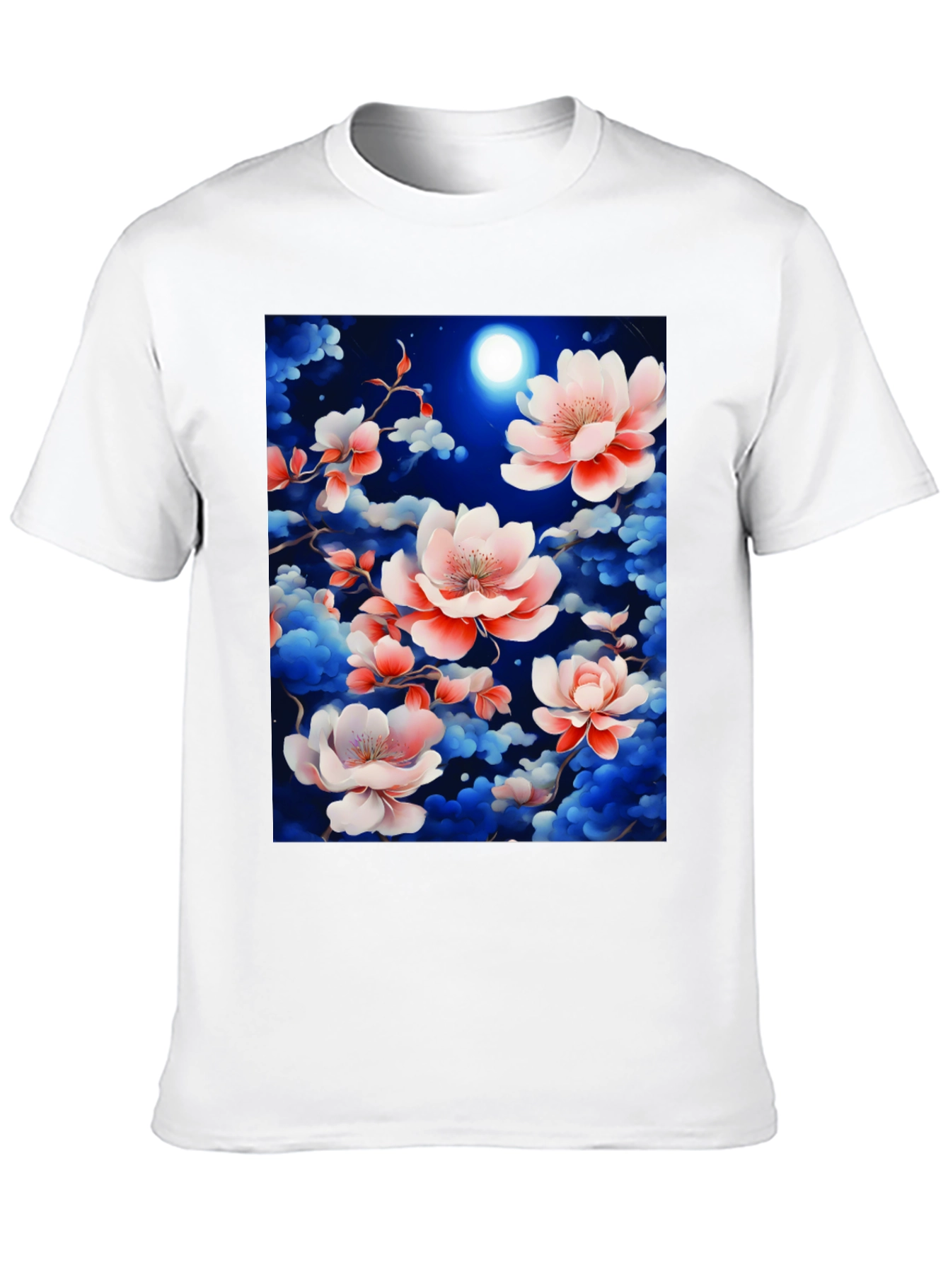 Floral Night Sky T-Shirt