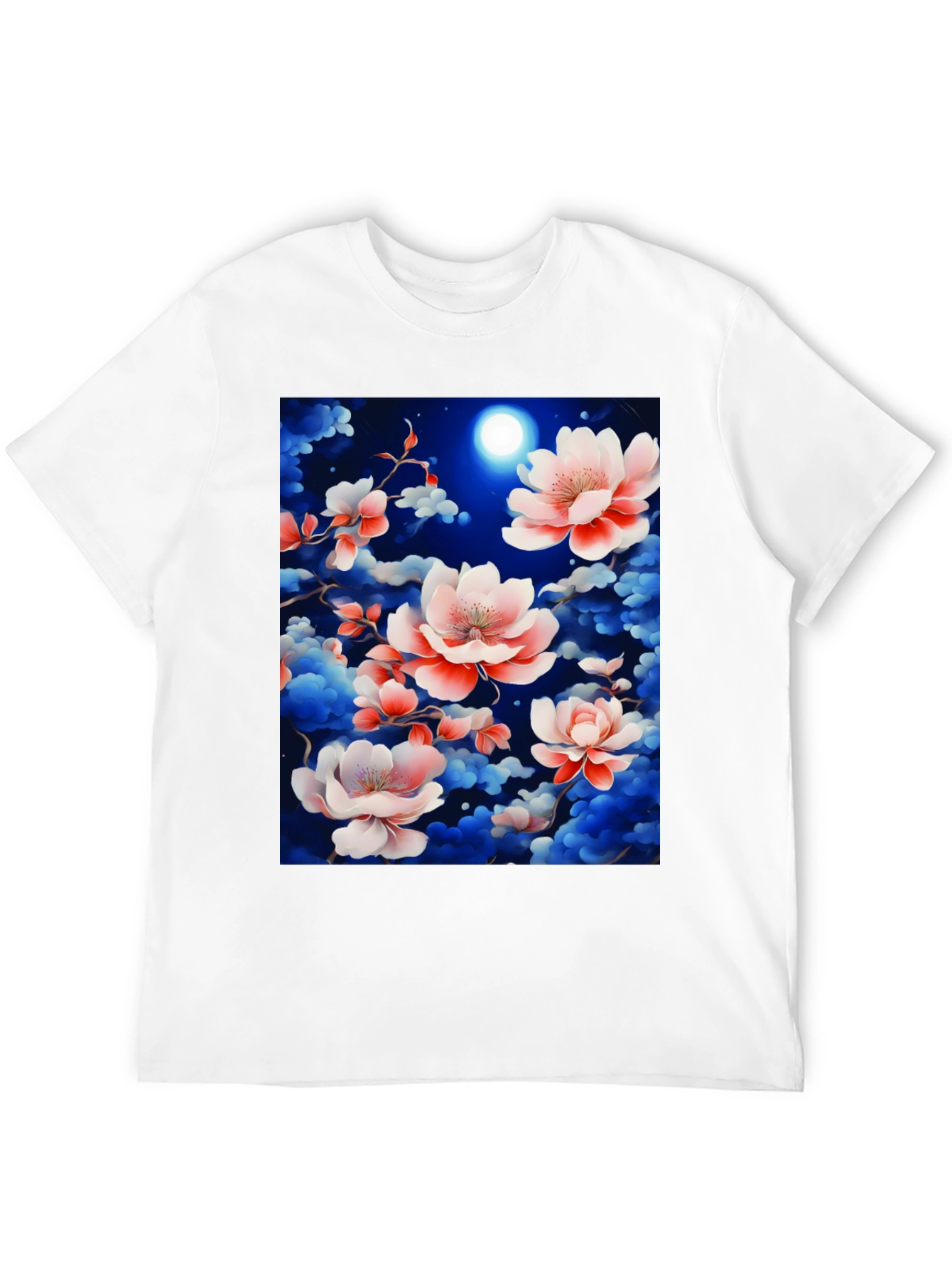 Floral Night Sky T-Shirt