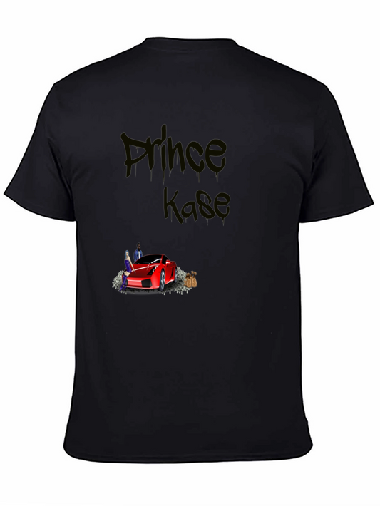 Prince Kase Graphic Tee - Black Cotton Blend