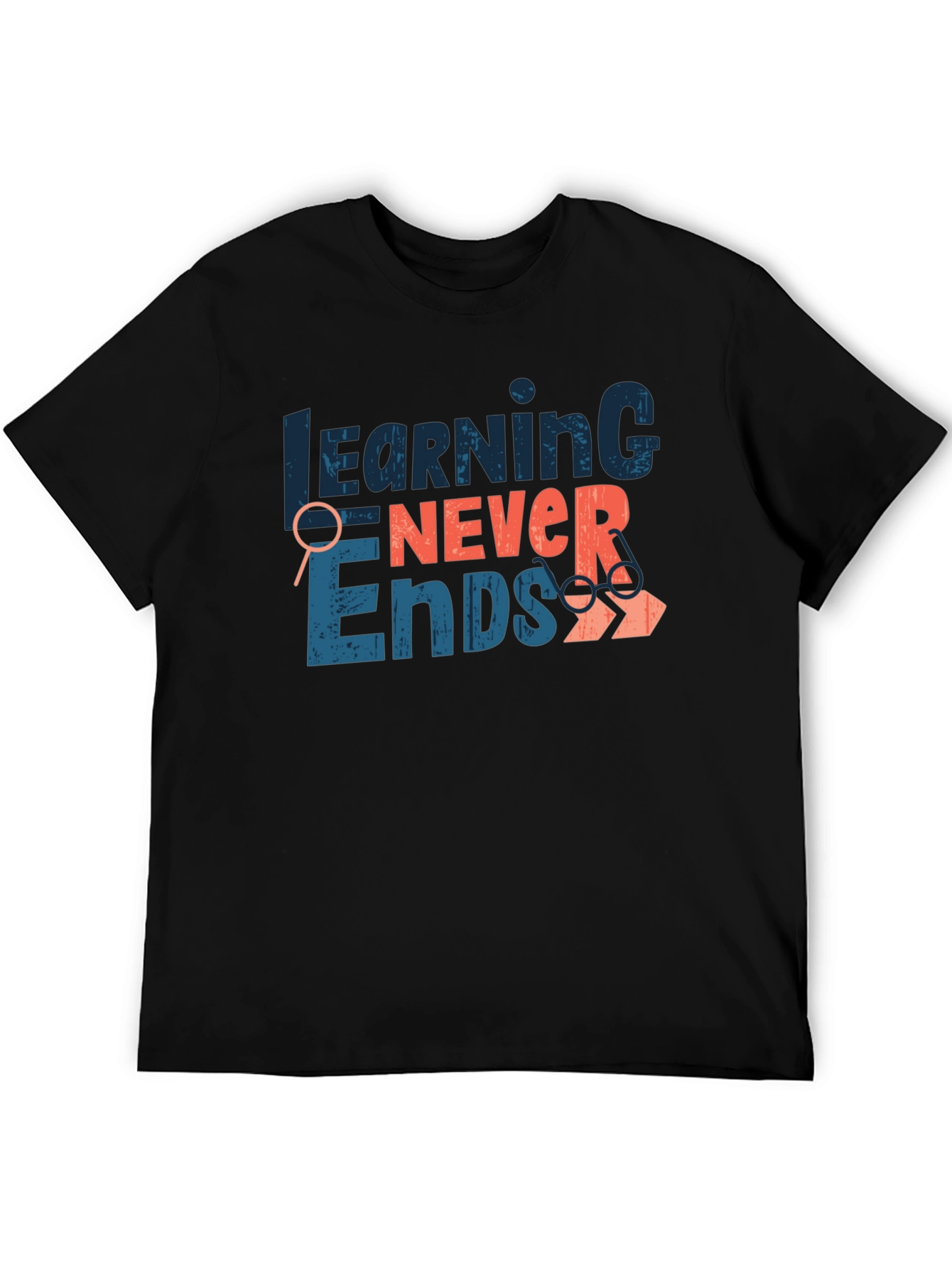Learning Never Ends Graphic Tee