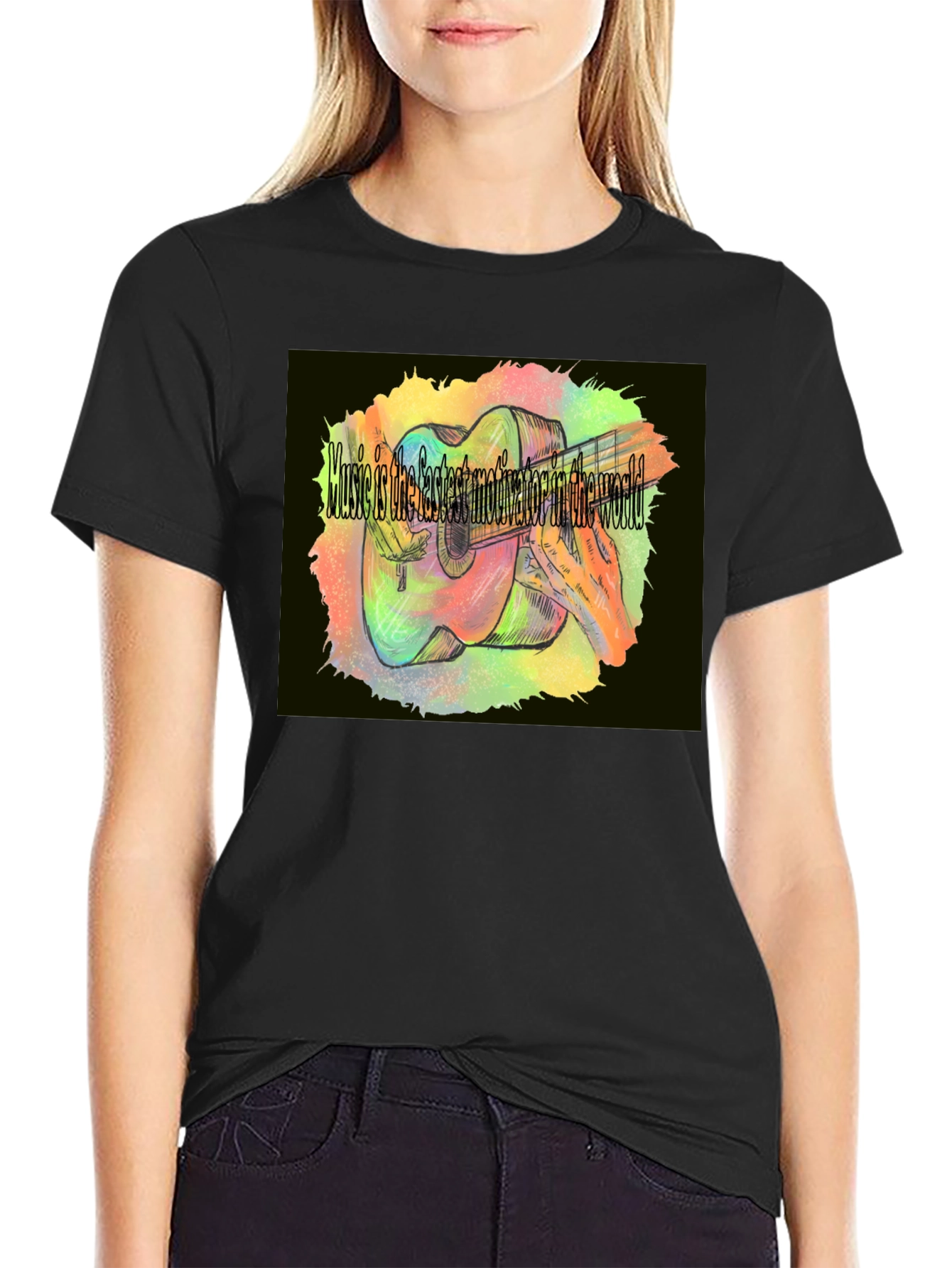 Music Motivation T-Shirt - Guitar Player Apparel