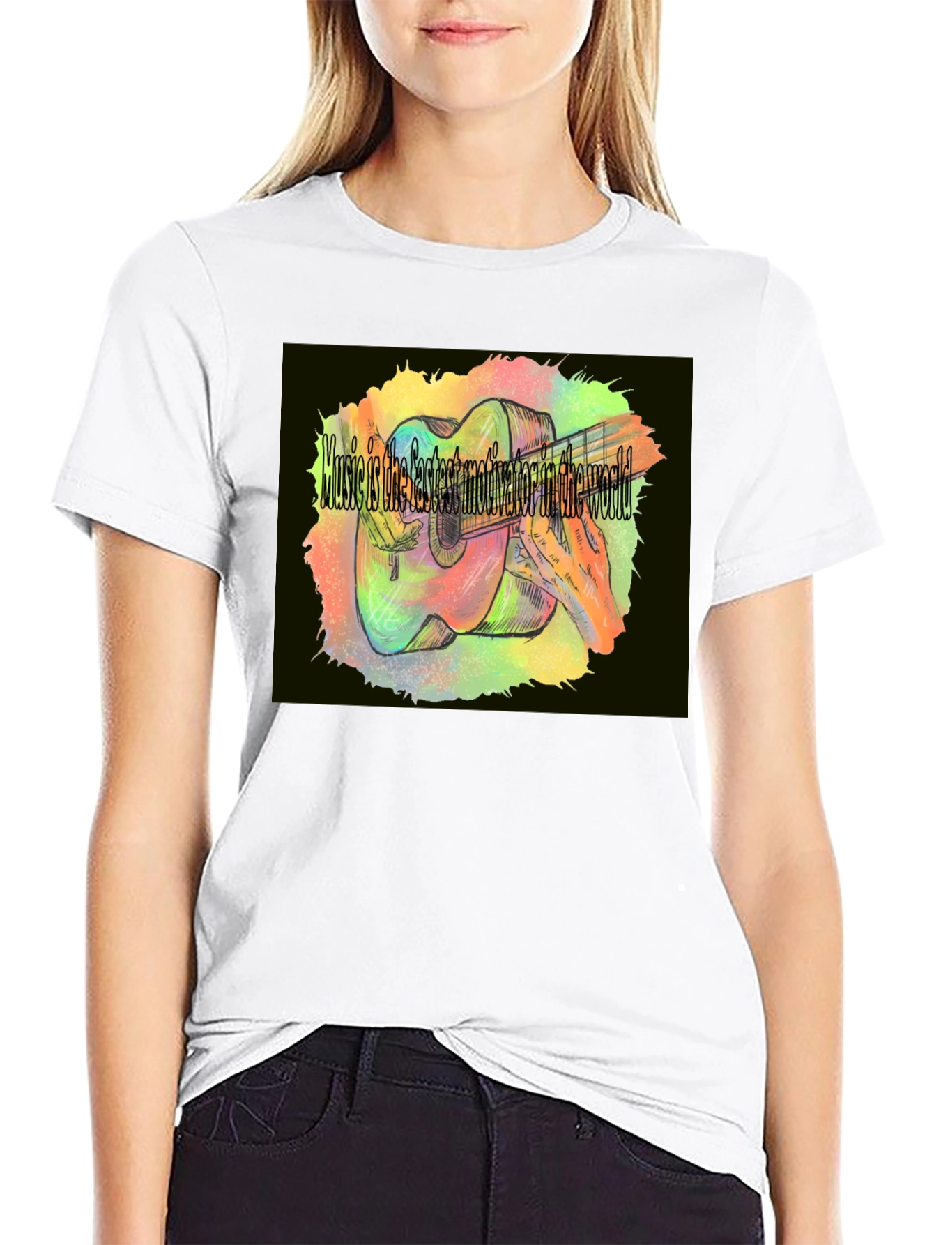 Music Motivation T-Shirt - Guitar Player Apparel