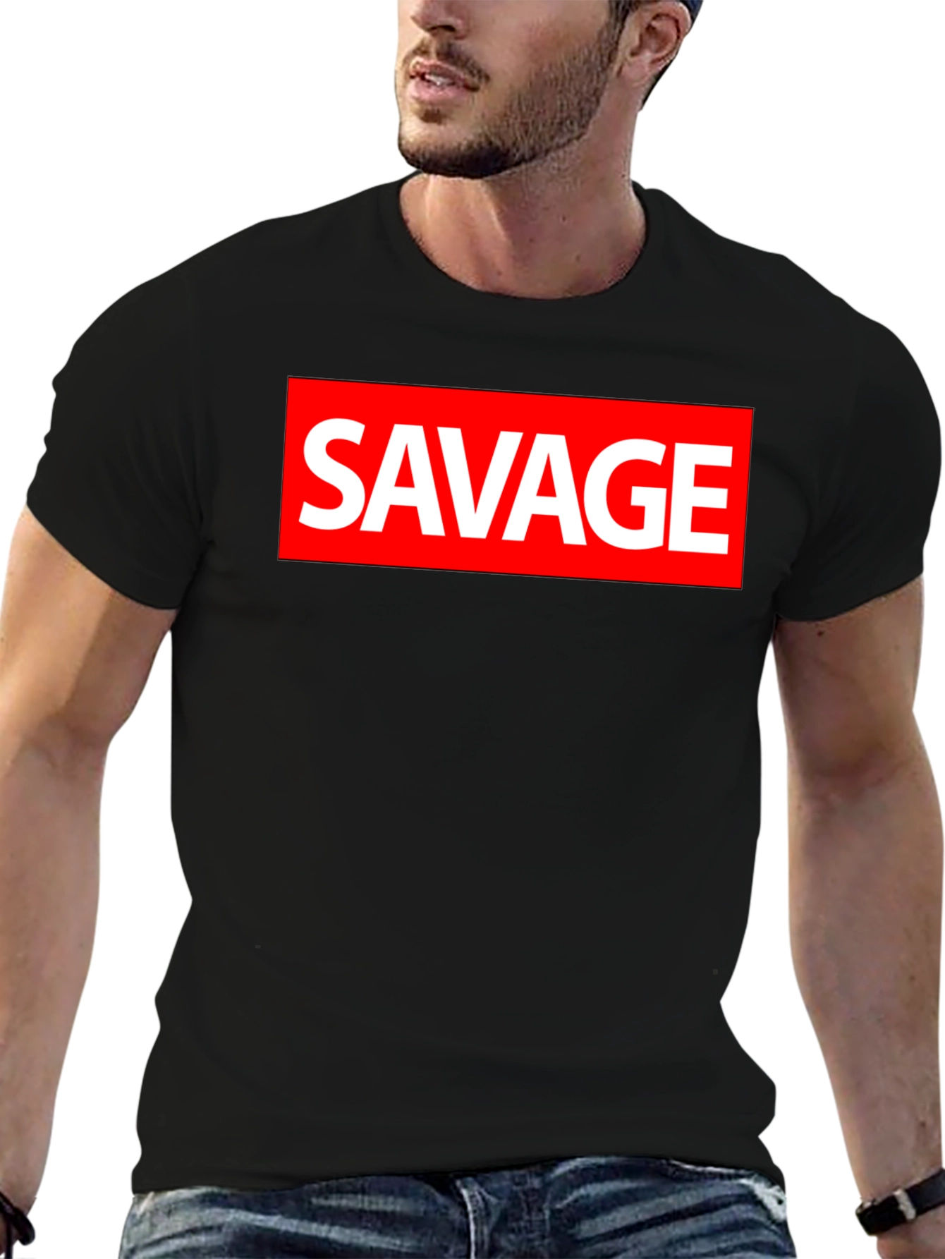 Savage Graphic Tee - Bold Streetwear Style