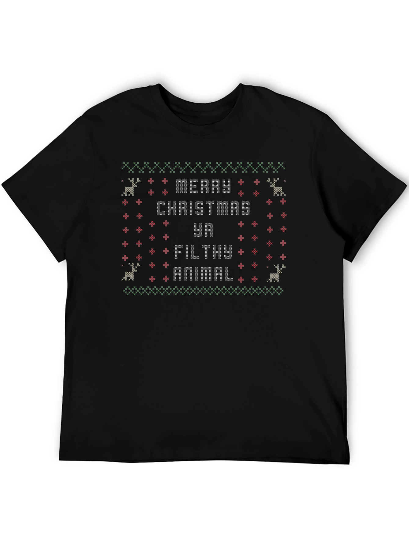 Merry Christmas Ya Filthy Animal Holiday Graphic Tee