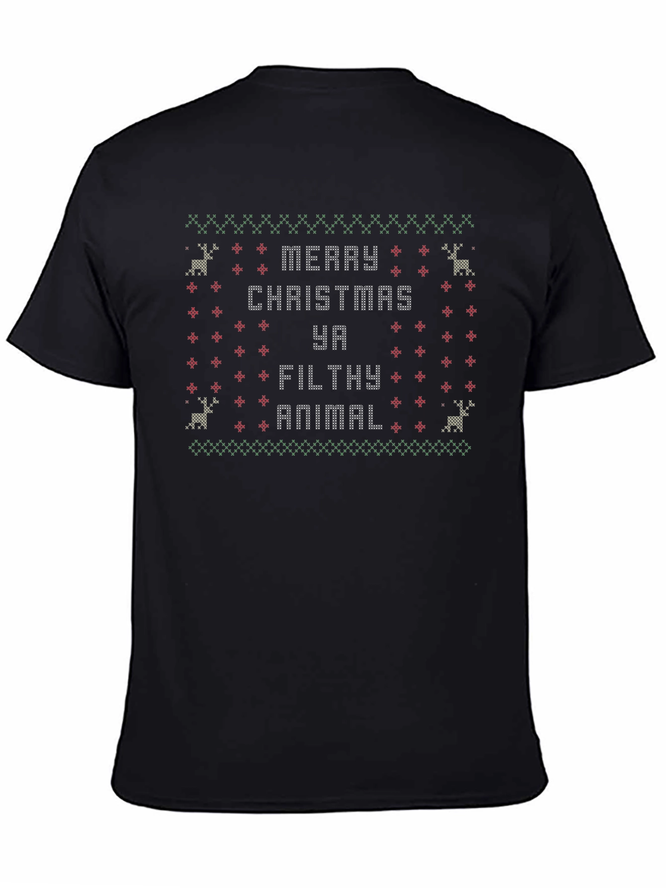 Merry Christmas Ya Filthy Animal Holiday Graphic Tee