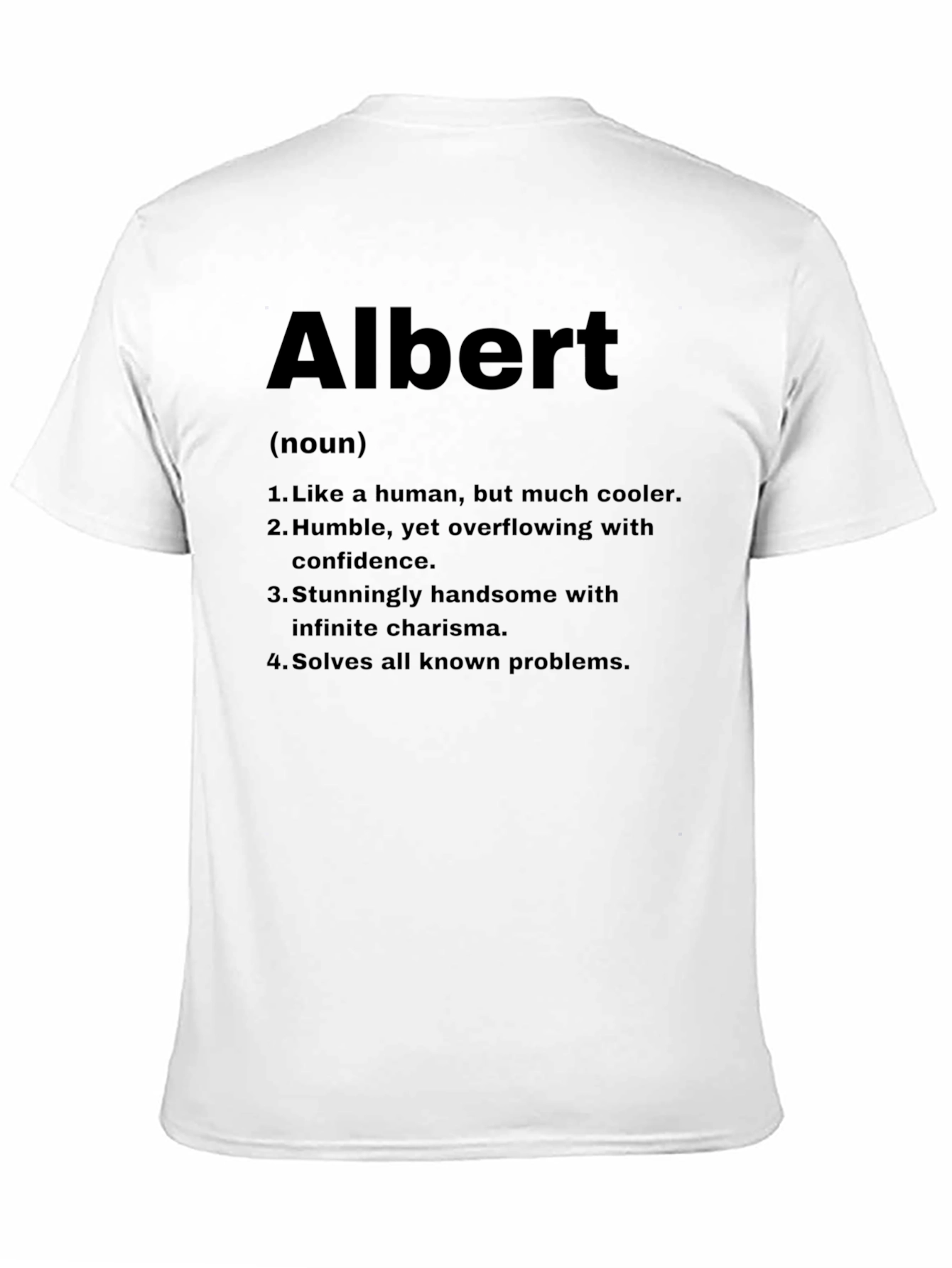 Albert Definition T-Shirt Cool Funny Gift