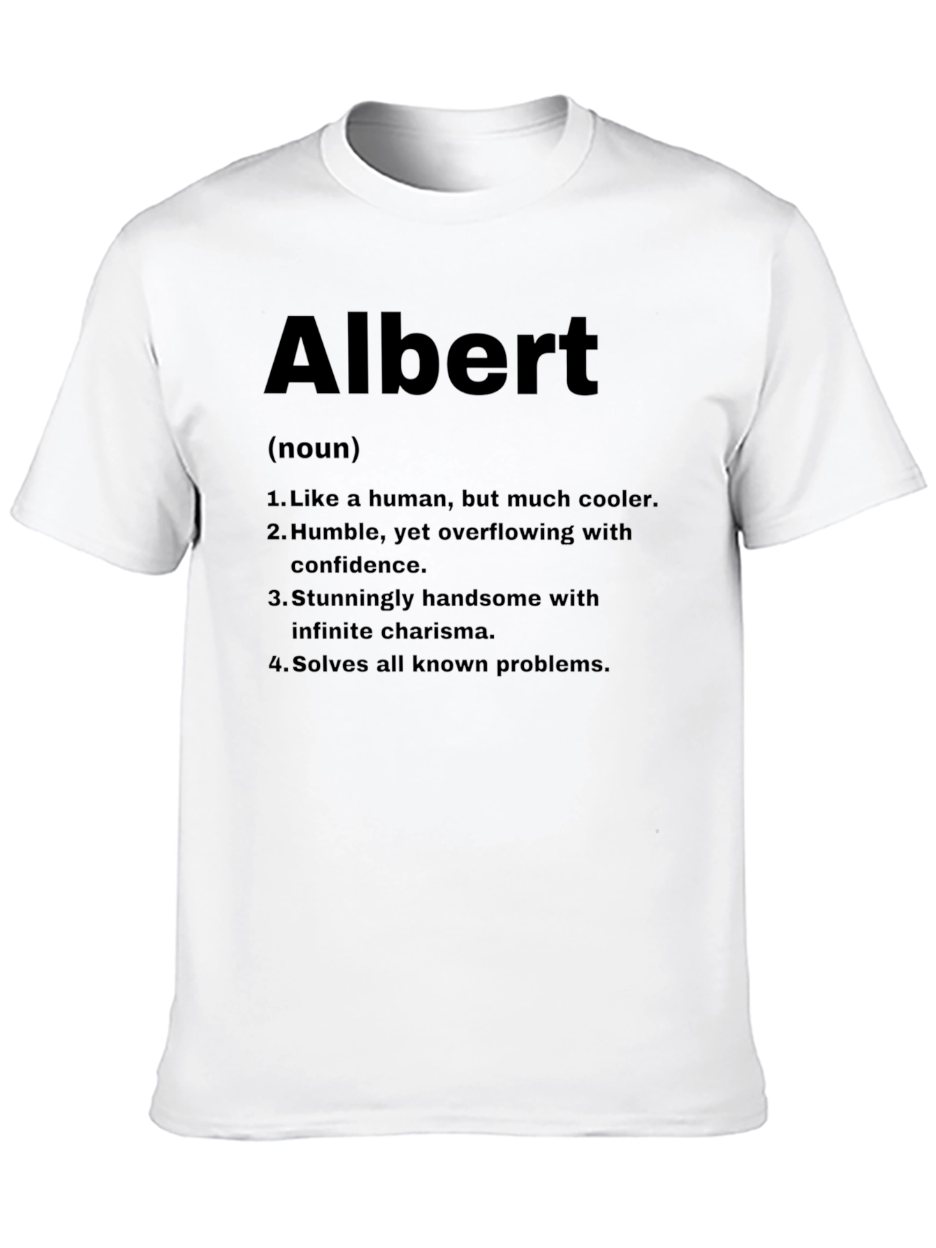 Albert Definition T-Shirt Cool Funny Gift
