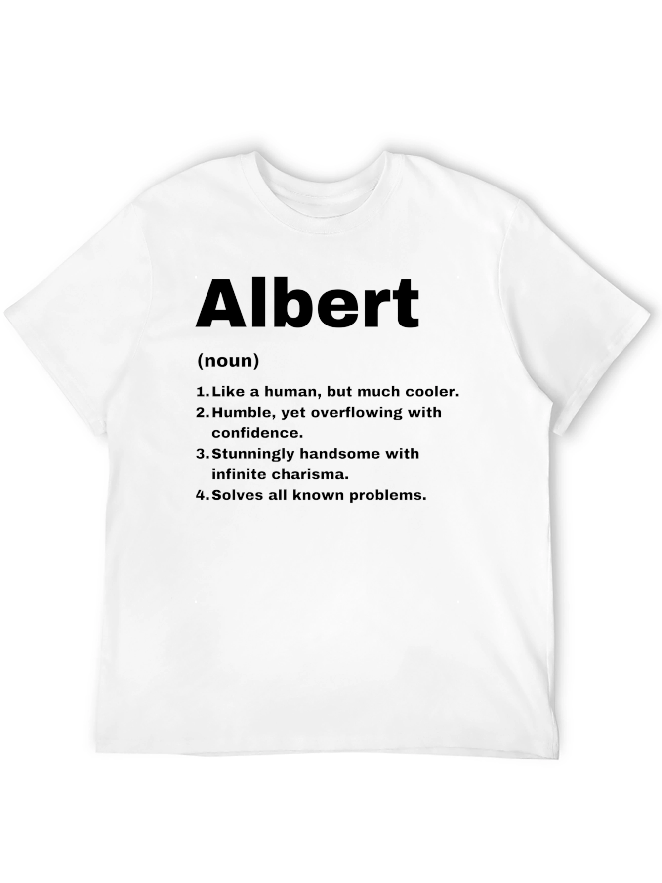 Albert Definition T-Shirt Cool Funny Gift