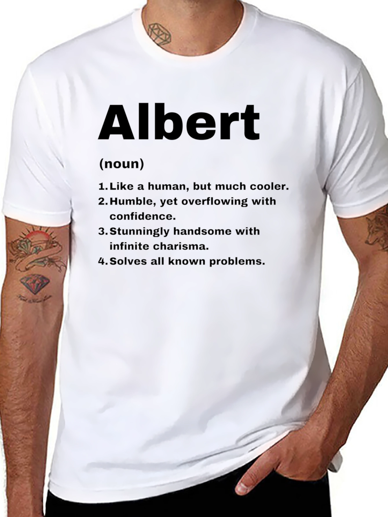 Albert Definition T-Shirt Cool Funny Gift