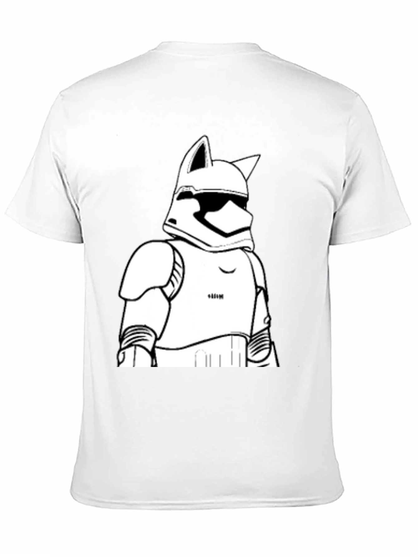 Stormtrooper Cat T-Shirt - Black Graphic Tee