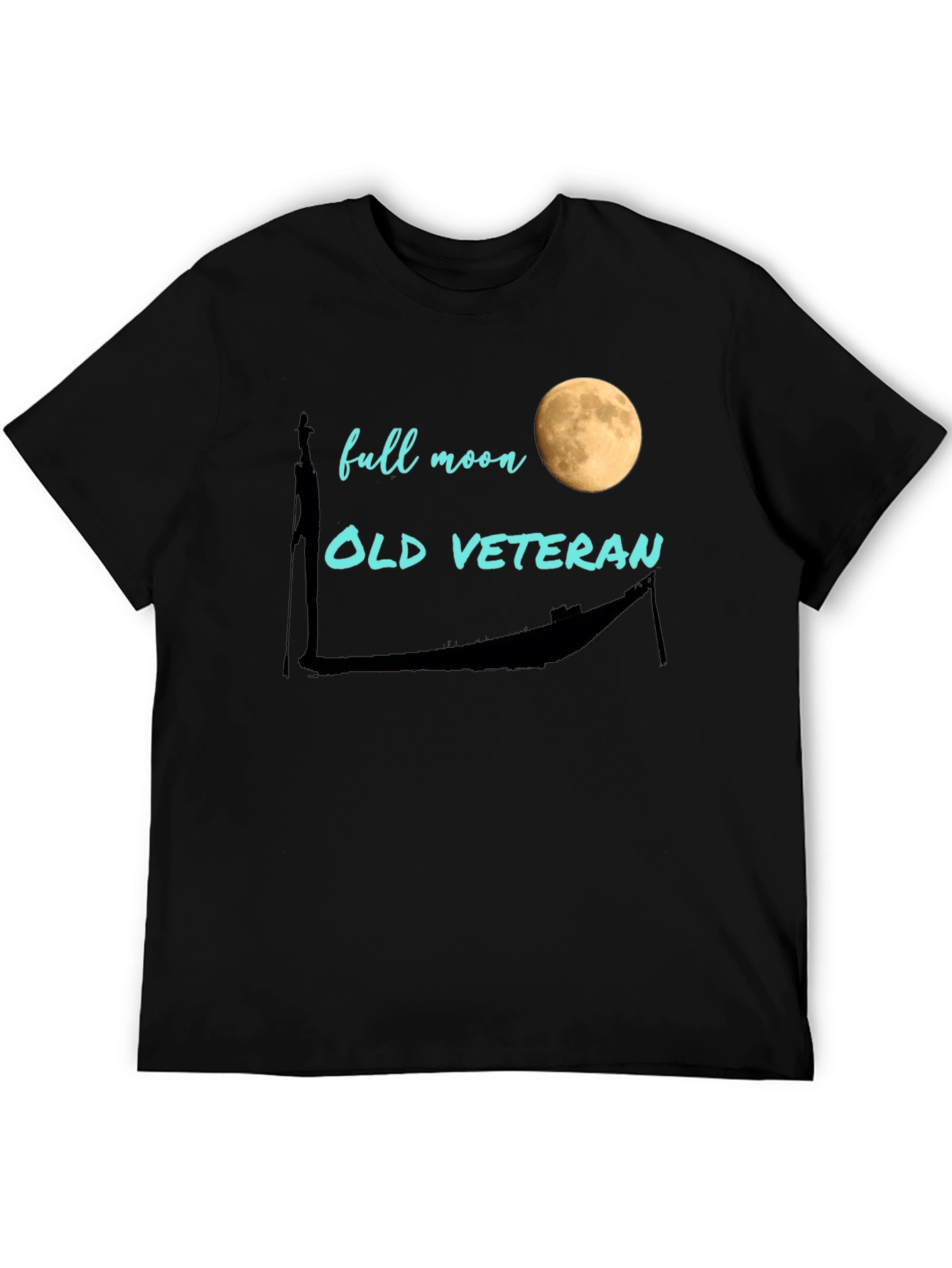 Full Moon Old Veteran Graphic Tee