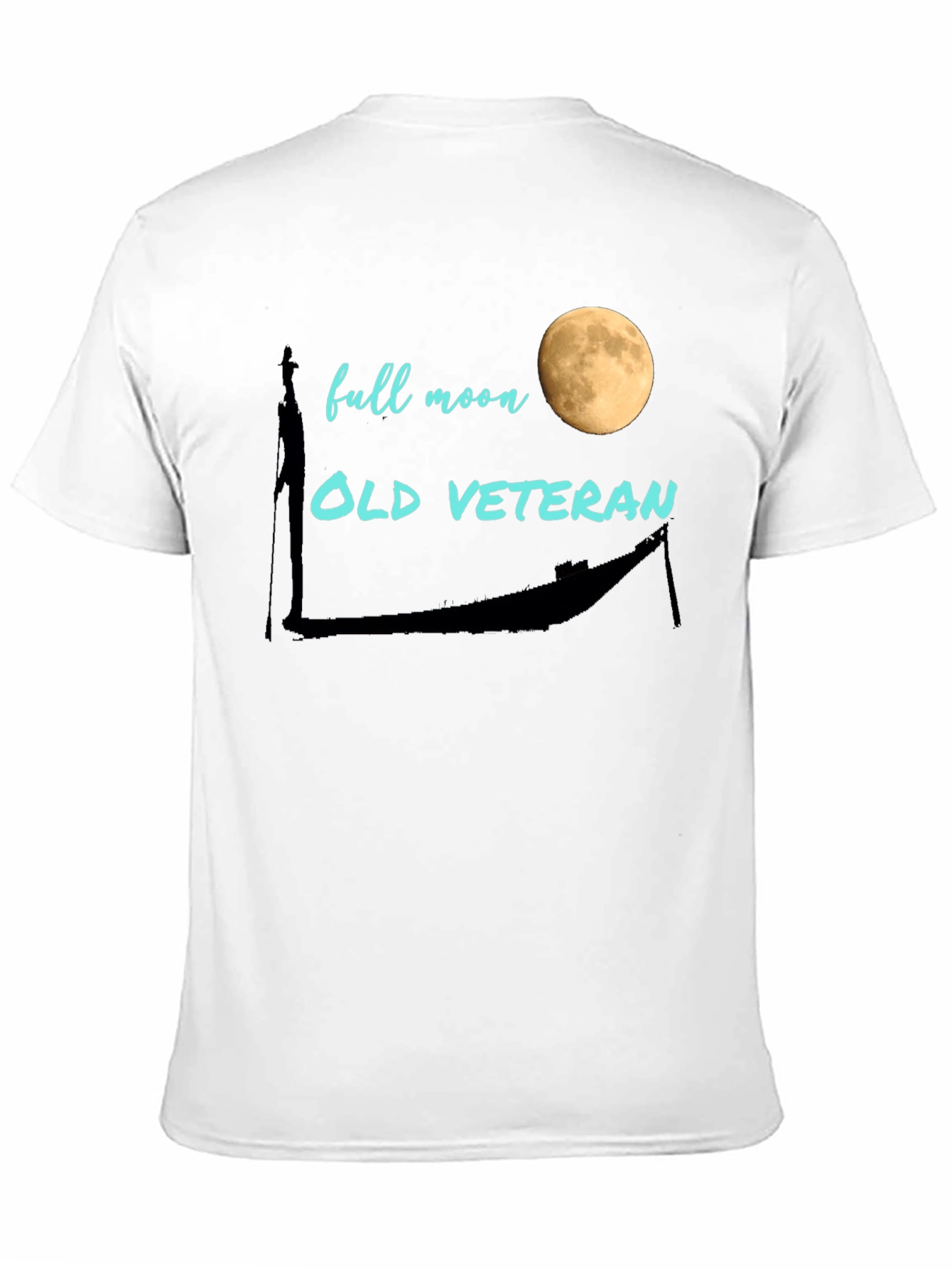 Full Moon Old Veteran Graphic Tee