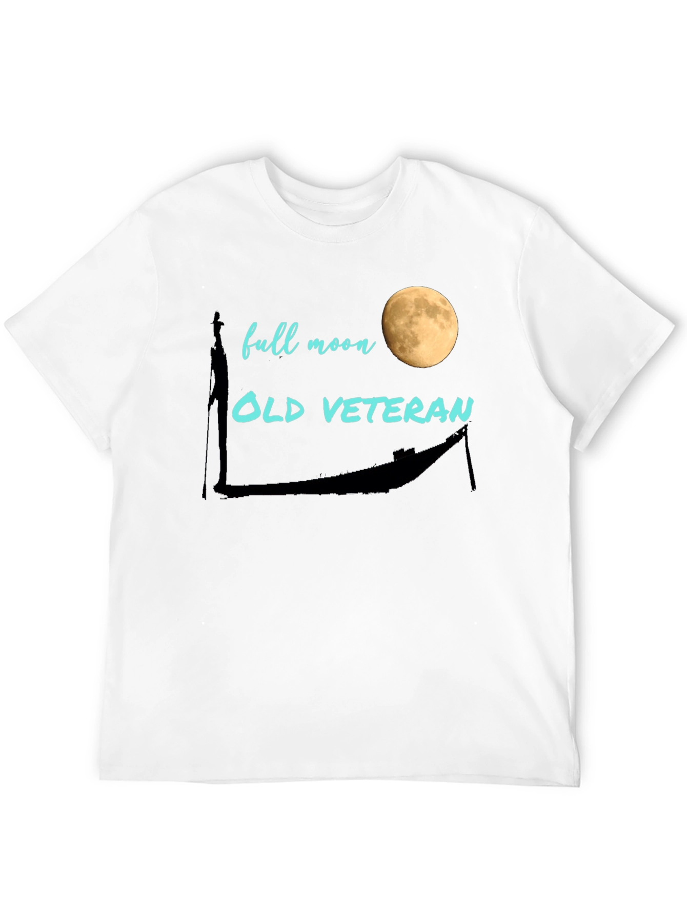 Full Moon Old Veteran Graphic Tee