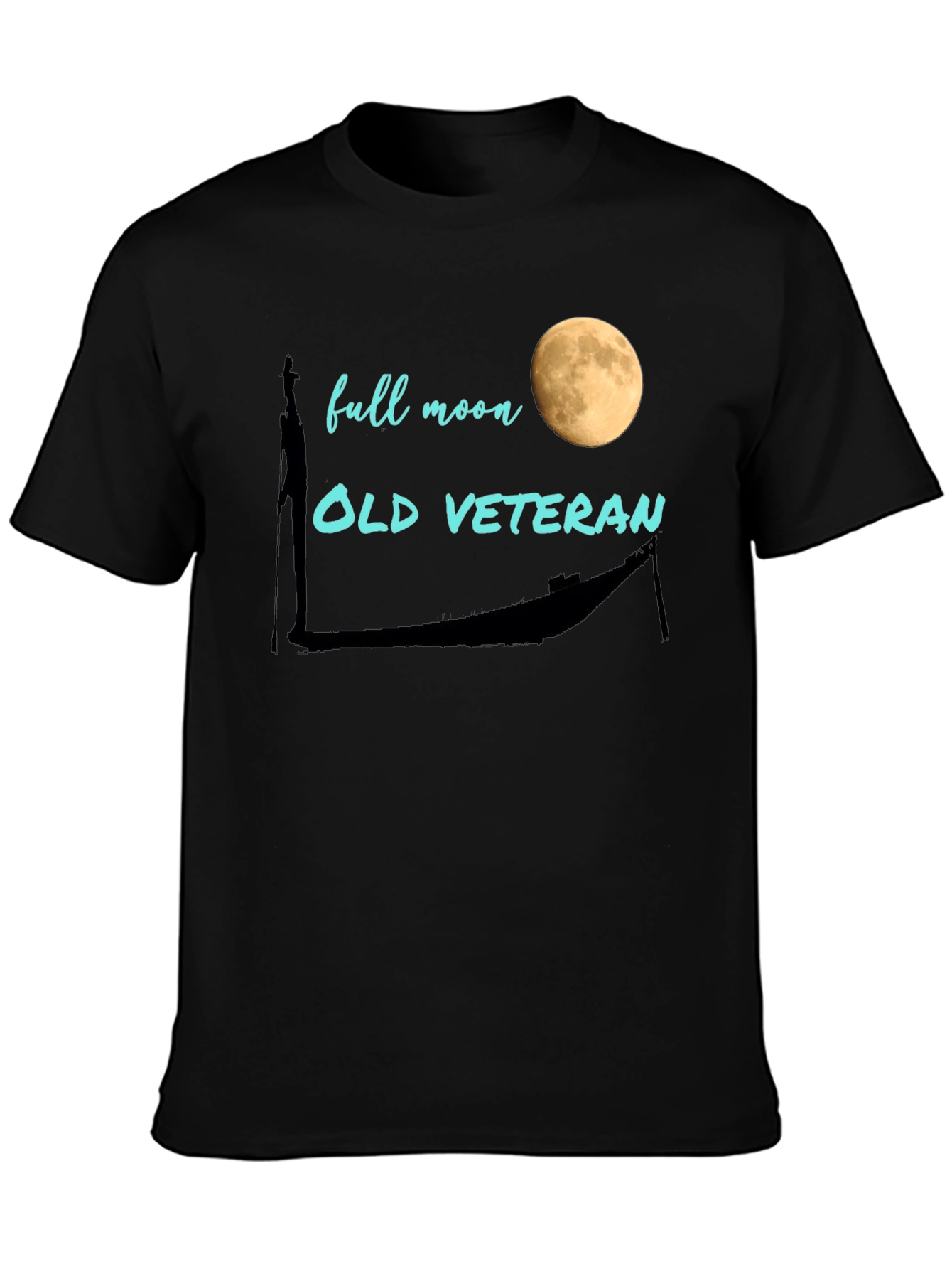 Full Moon Old Veteran Graphic Tee