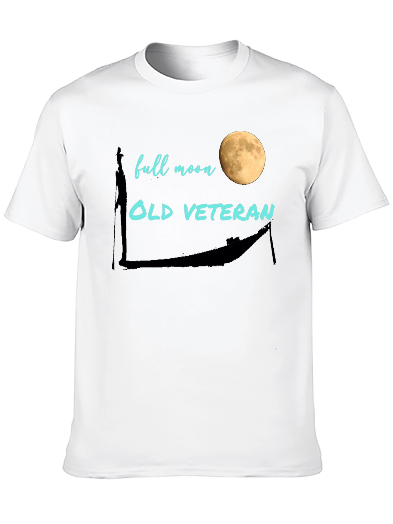 Full Moon Old Veteran Graphic Tee