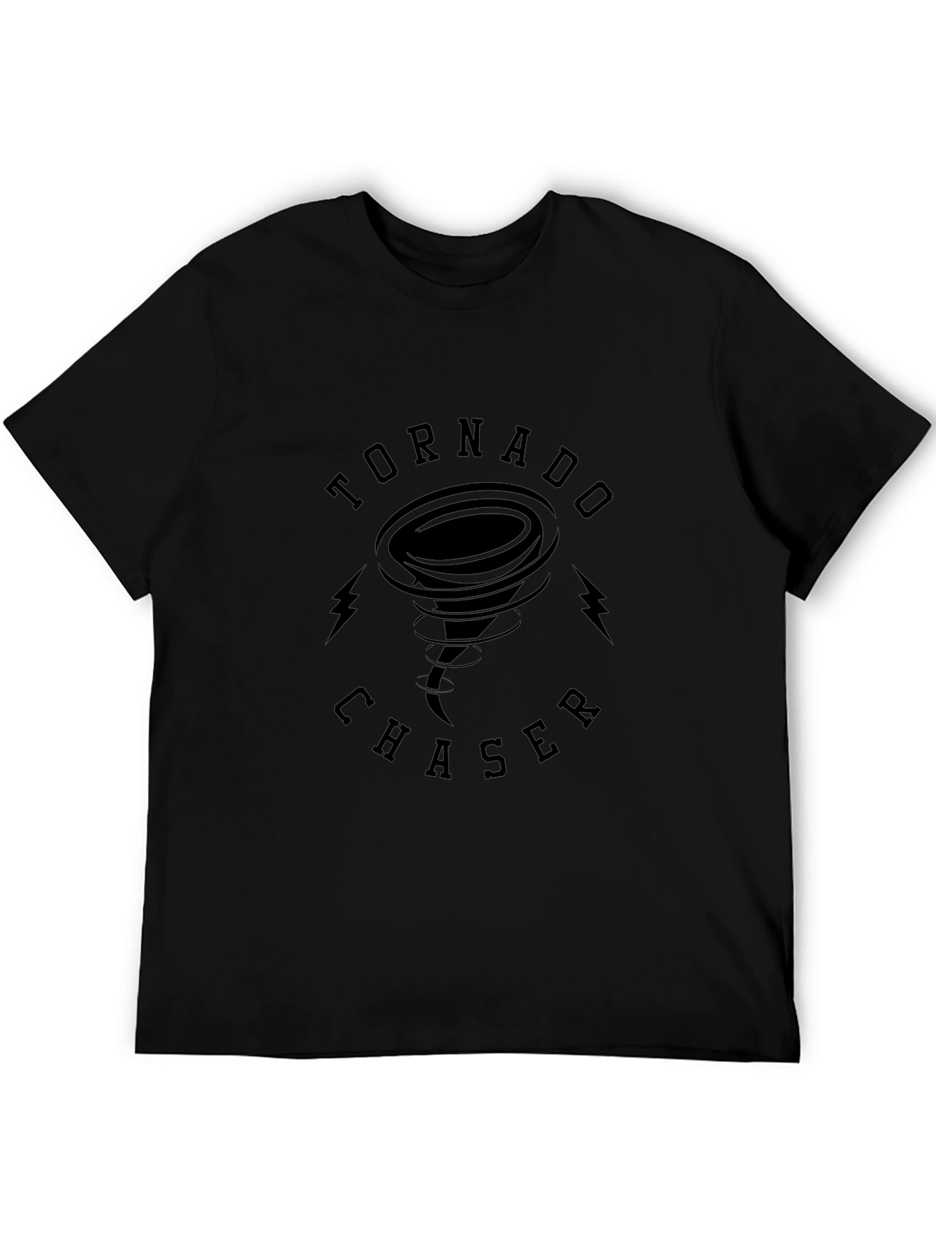 Tornado Chaser T-Shirt - Black Graphic Tee