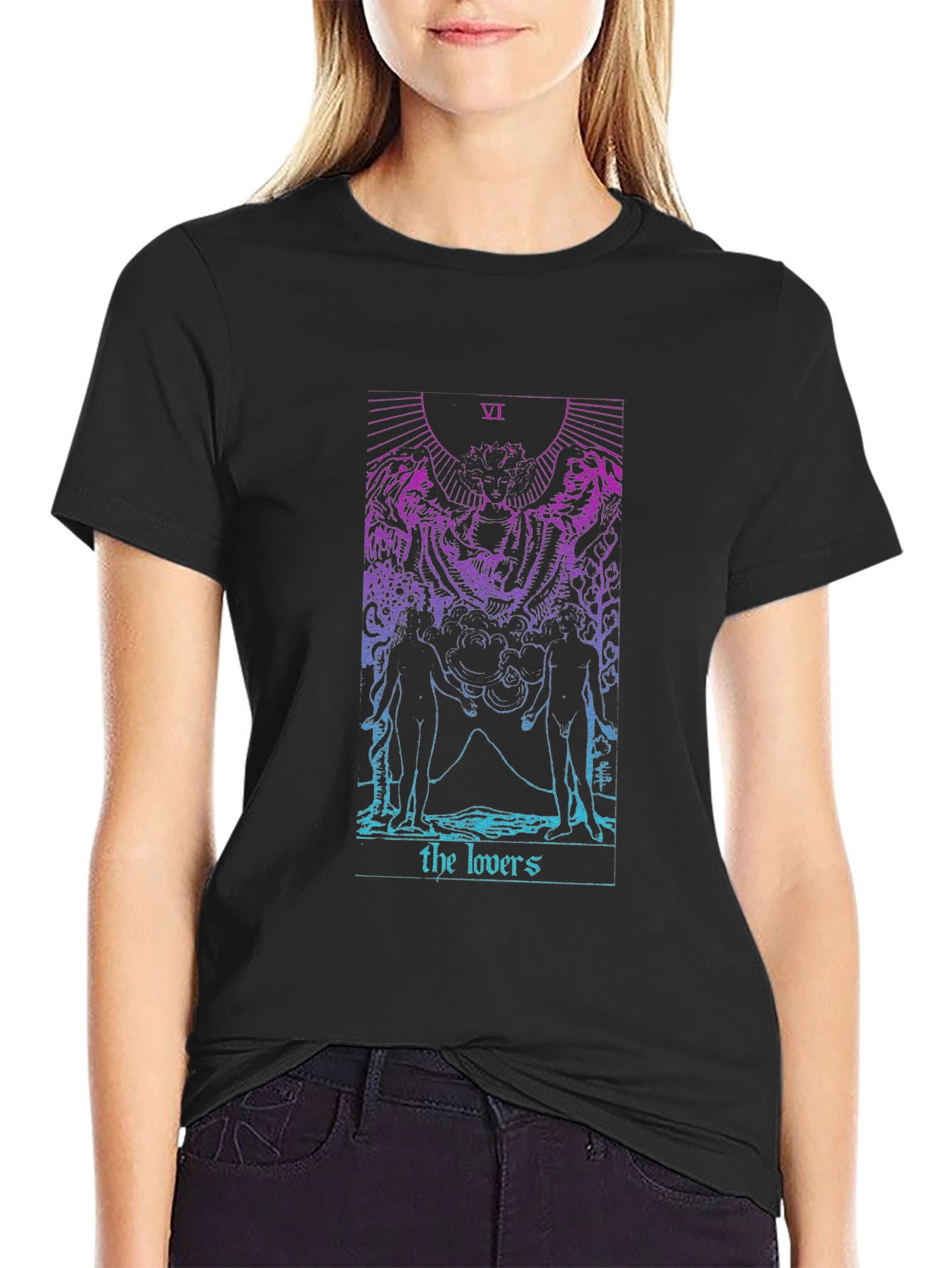 The Lovers Tarot Card T-Shirt