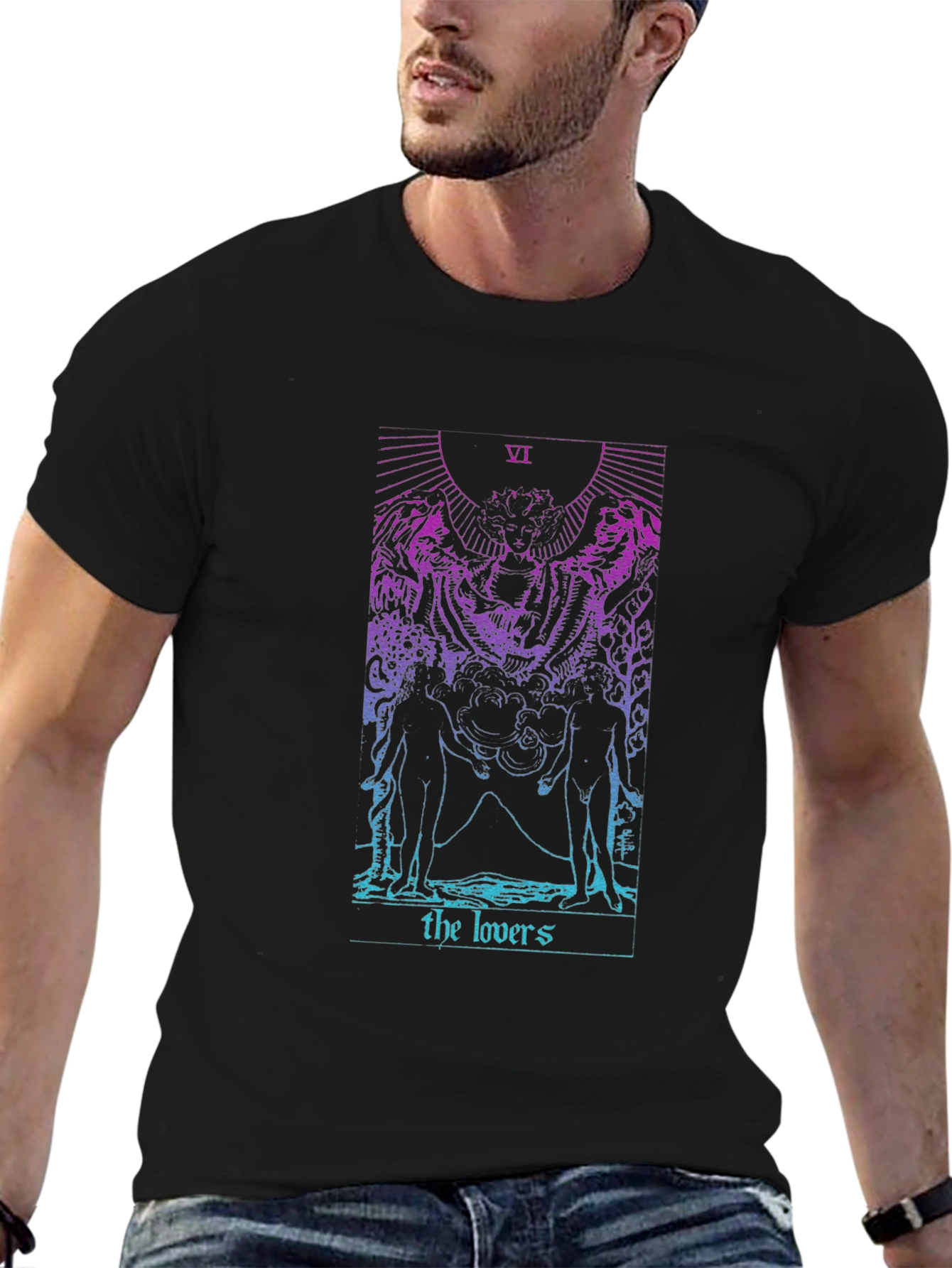 The Lovers Tarot Card T-Shirt