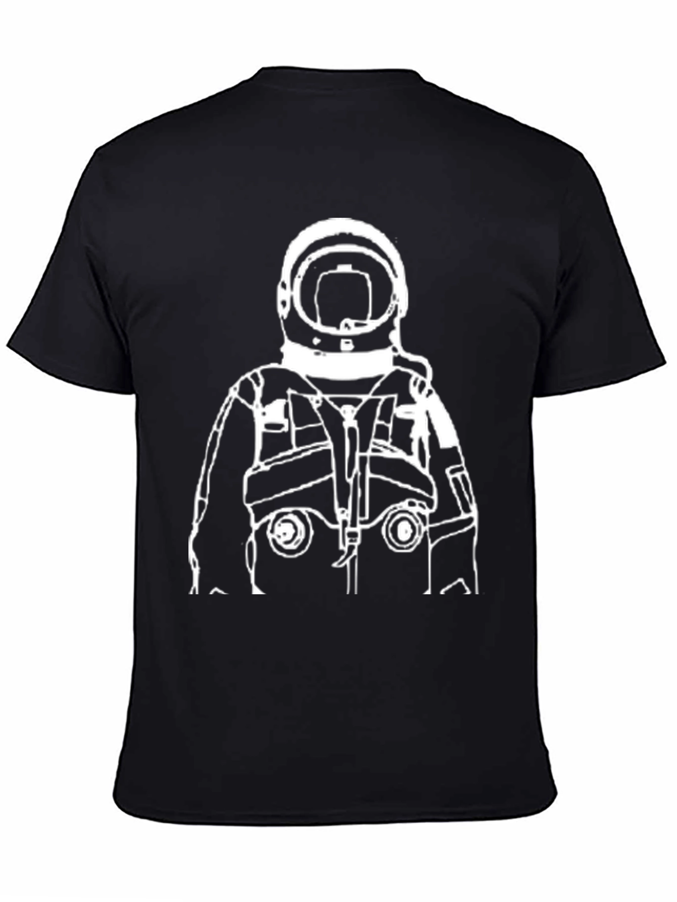 Astronaut Graphic Black T-Shirt