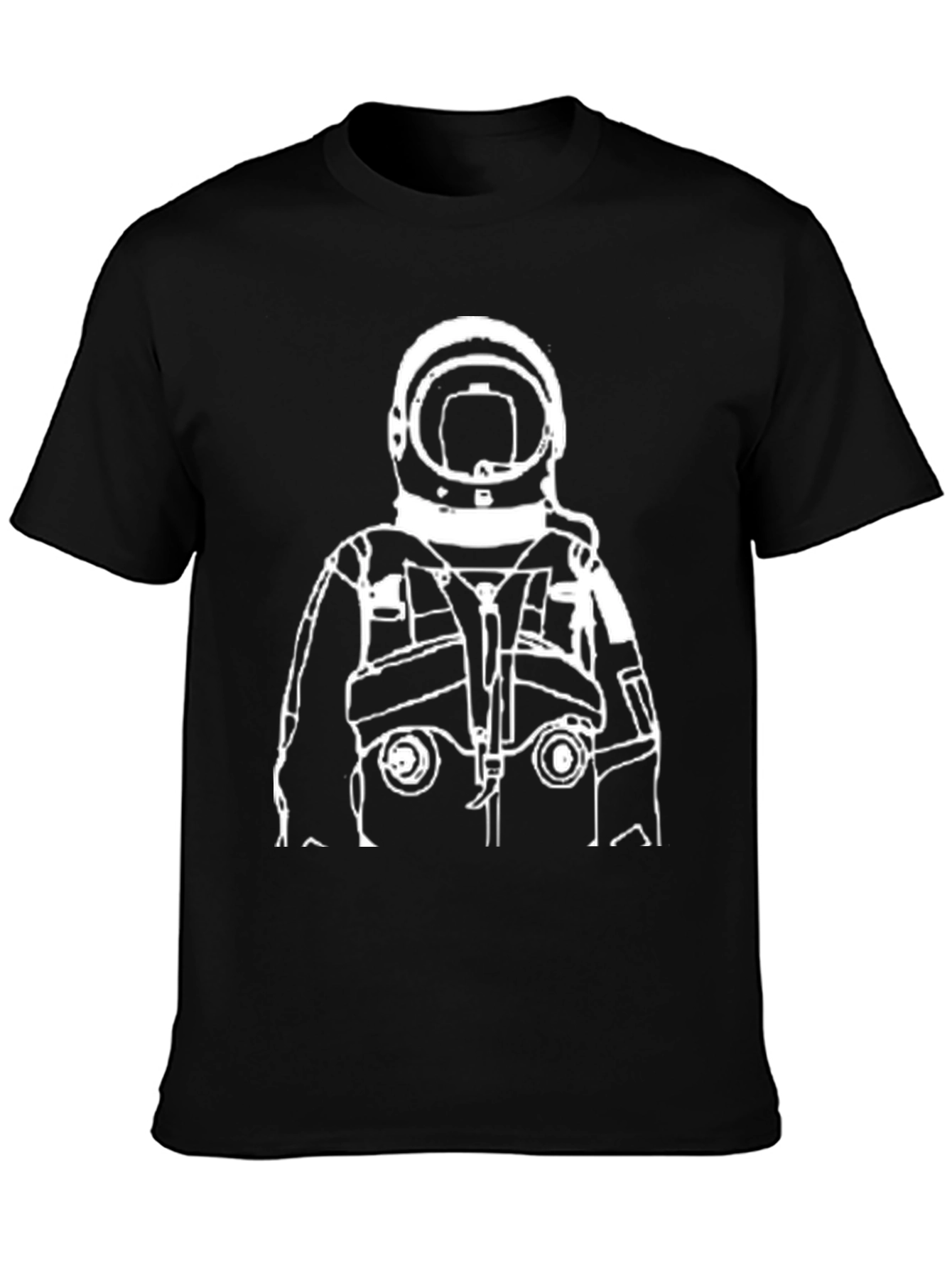 Astronaut Graphic Black T-Shirt