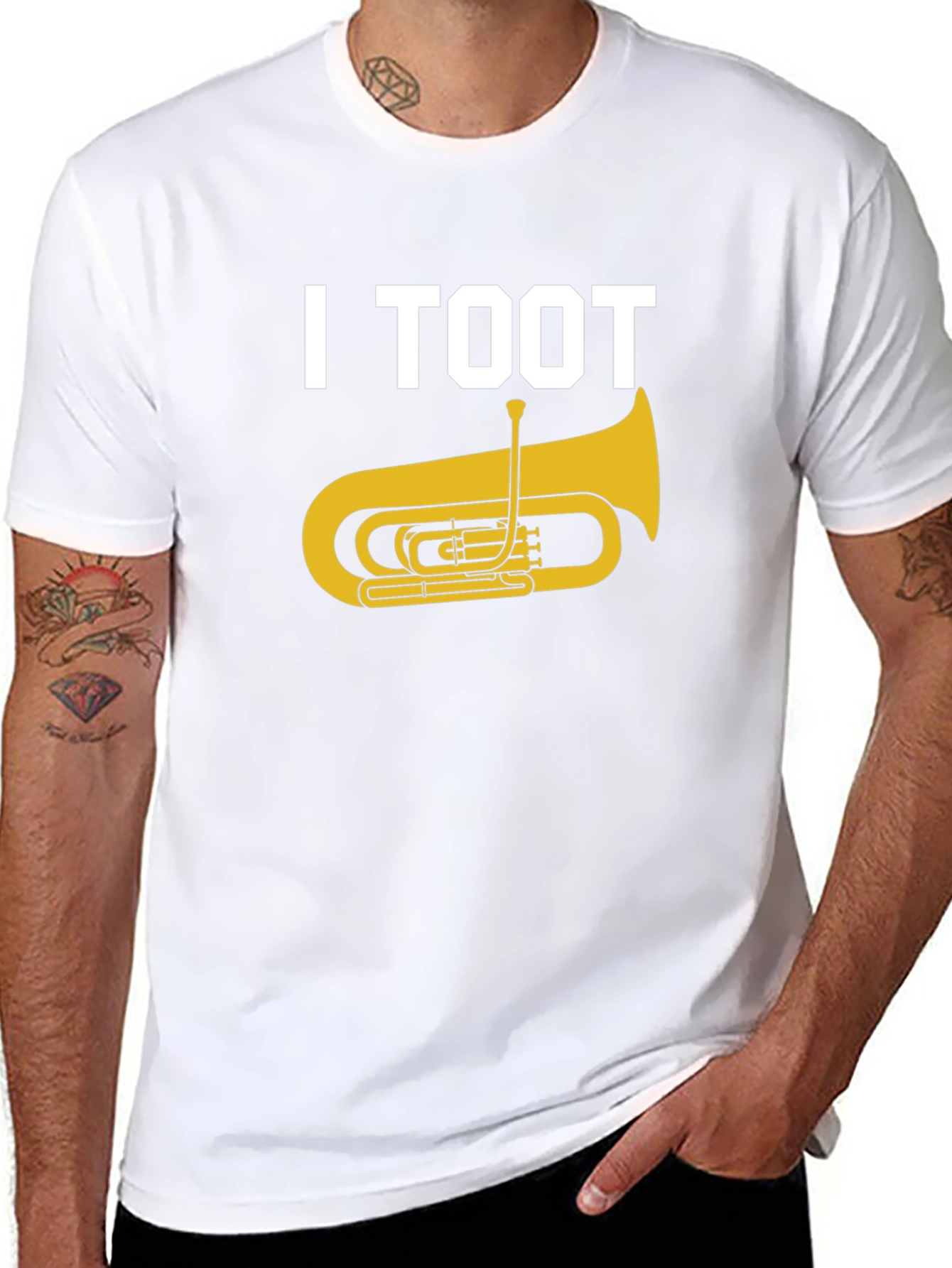 I Toot Tuba Funny Musician T-Shirt