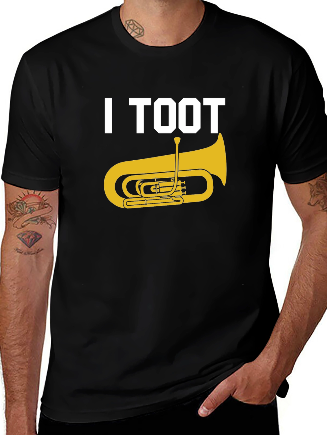 I Toot Tuba Funny Musician T-Shirt