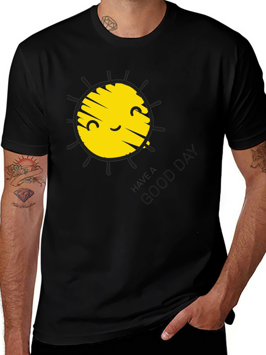 Have a Good Day Graphic Tee - Smiling Sun T-Shirt