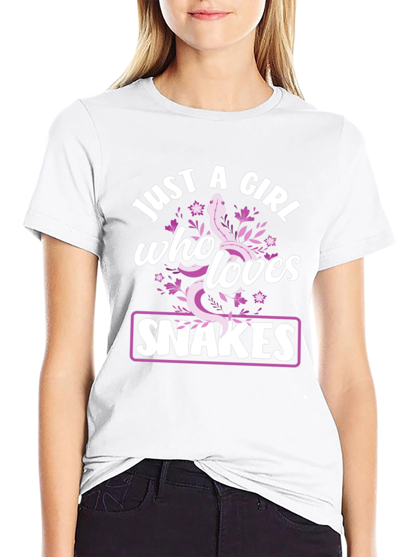 Just A Girl Who Loves Snakes T-Shirt