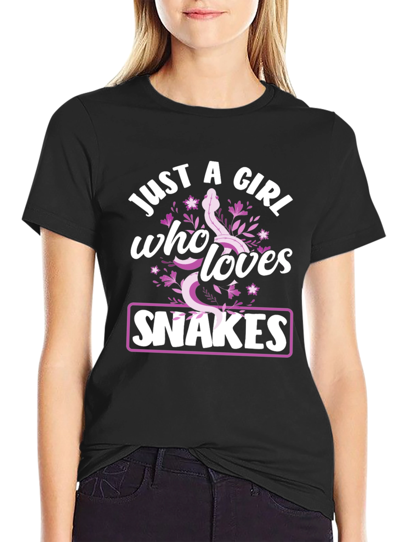 Just A Girl Who Loves Snakes T-Shirt