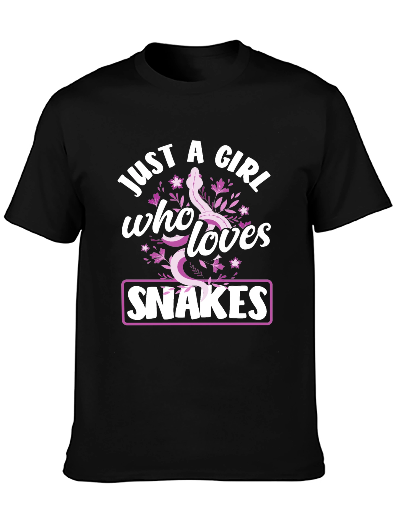 Just A Girl Who Loves Snakes T-Shirt